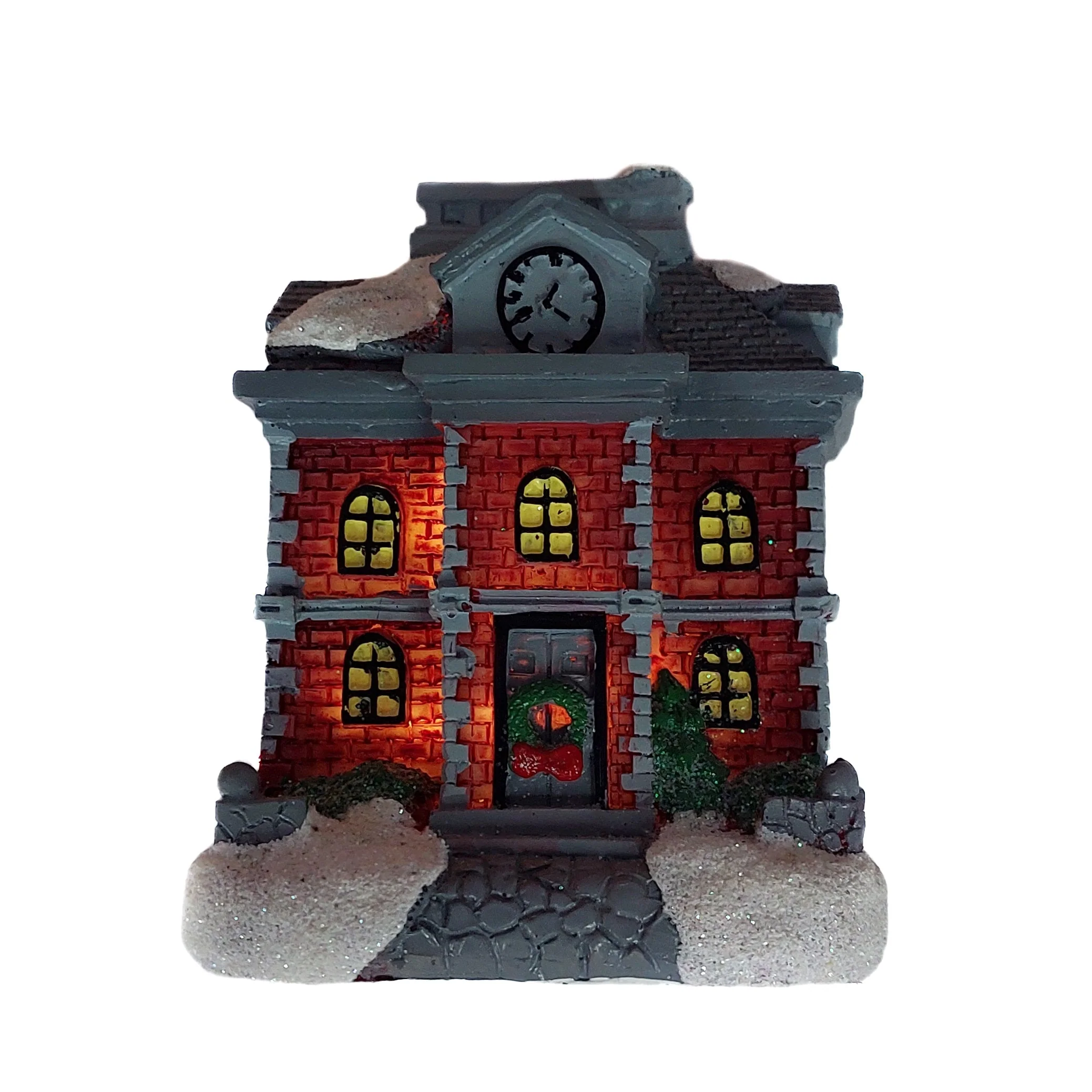 Town Hall. Christmas Village by Wizardi F07-M1-5-1174B - Image 2