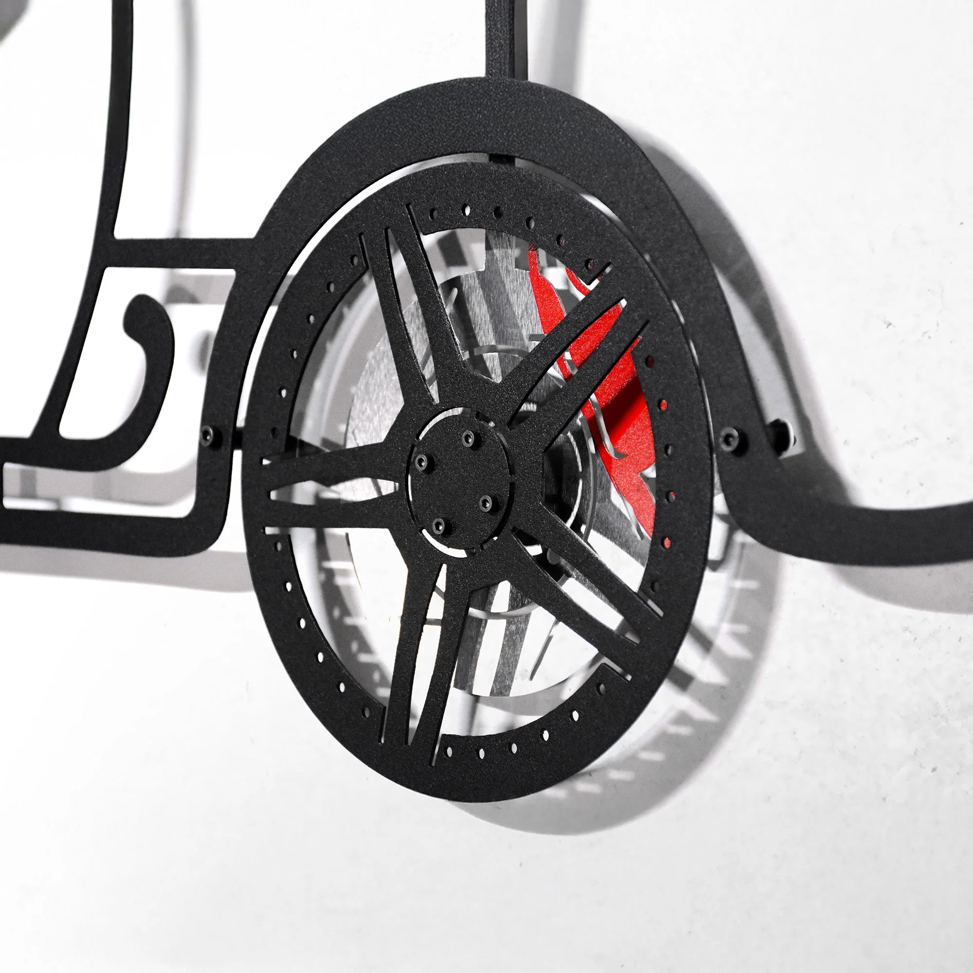 Toyota Supra MK4 Wall Art – JDM Legend Steel Silhouette with Spinning Wheels-KAFMEKA043 - Image 10
