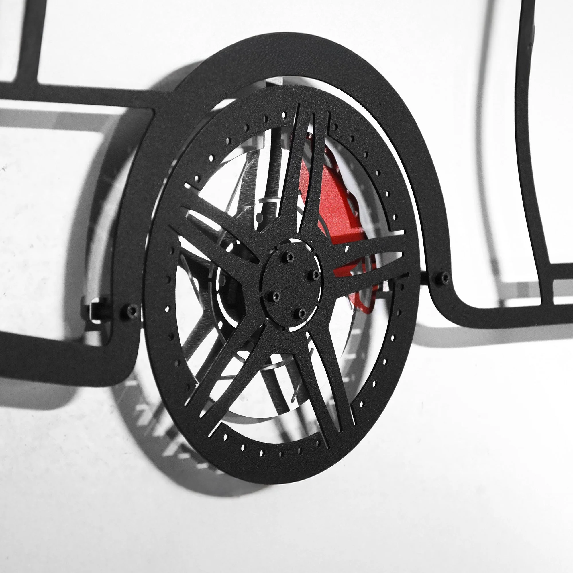 Toyota Supra MK4 Wall Art – JDM Legend Steel Silhouette with Spinning Wheels-KAFMEKA043 - Image 9
