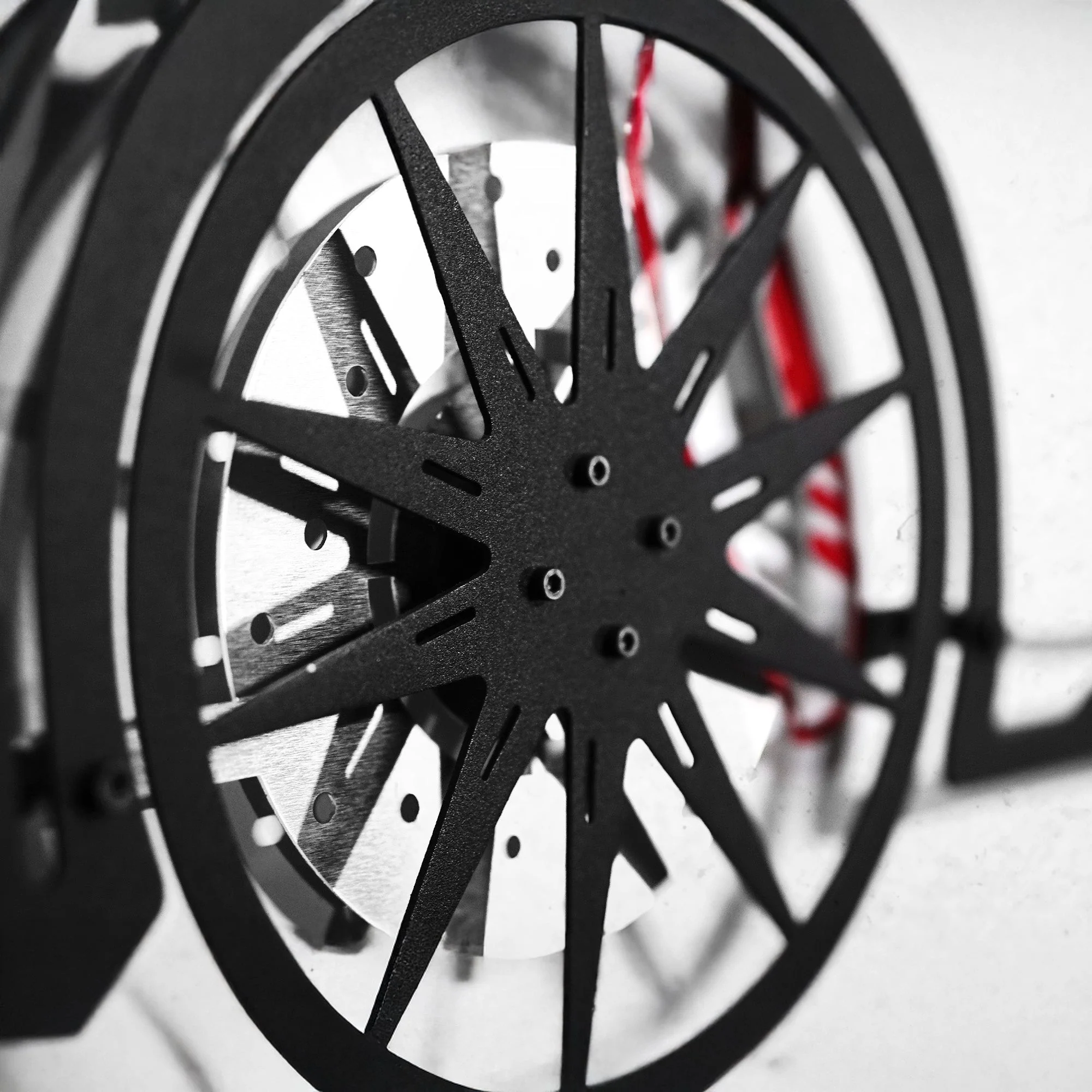 Toyota Supra MK5 Wall Art – Modern JDM Steel Silhouette with Spinning Wheels-KAFMEKA044 - Image 3