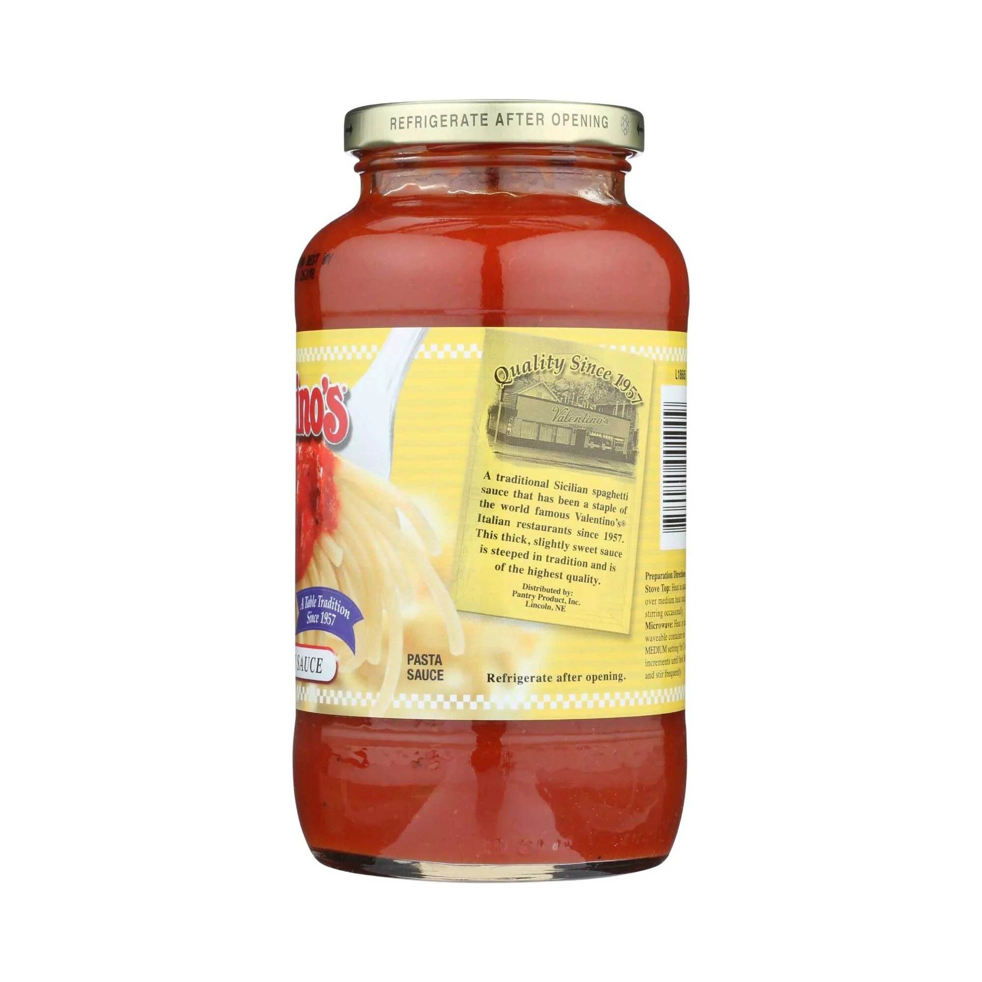 Traditional Italian Pasta Sauce | Pack of 2 | 24 oz | Valentino's - Image 3