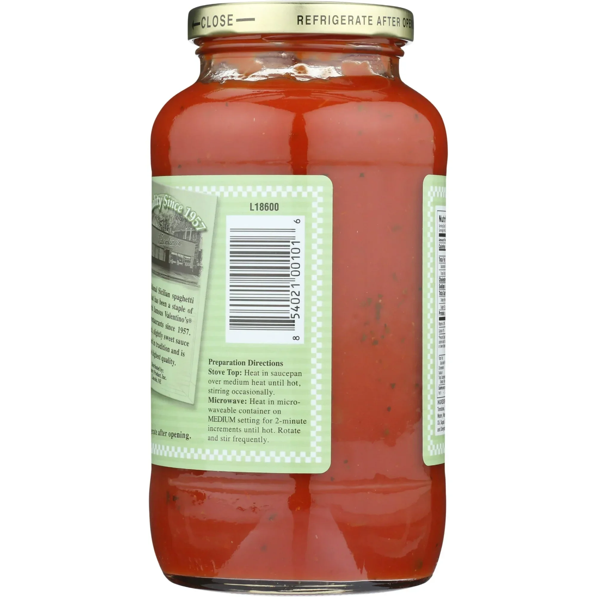 Traditional Italian Sweet Basil Pasta Sauce | Pack of 2 | 24 oz | Valentino's - Image 5