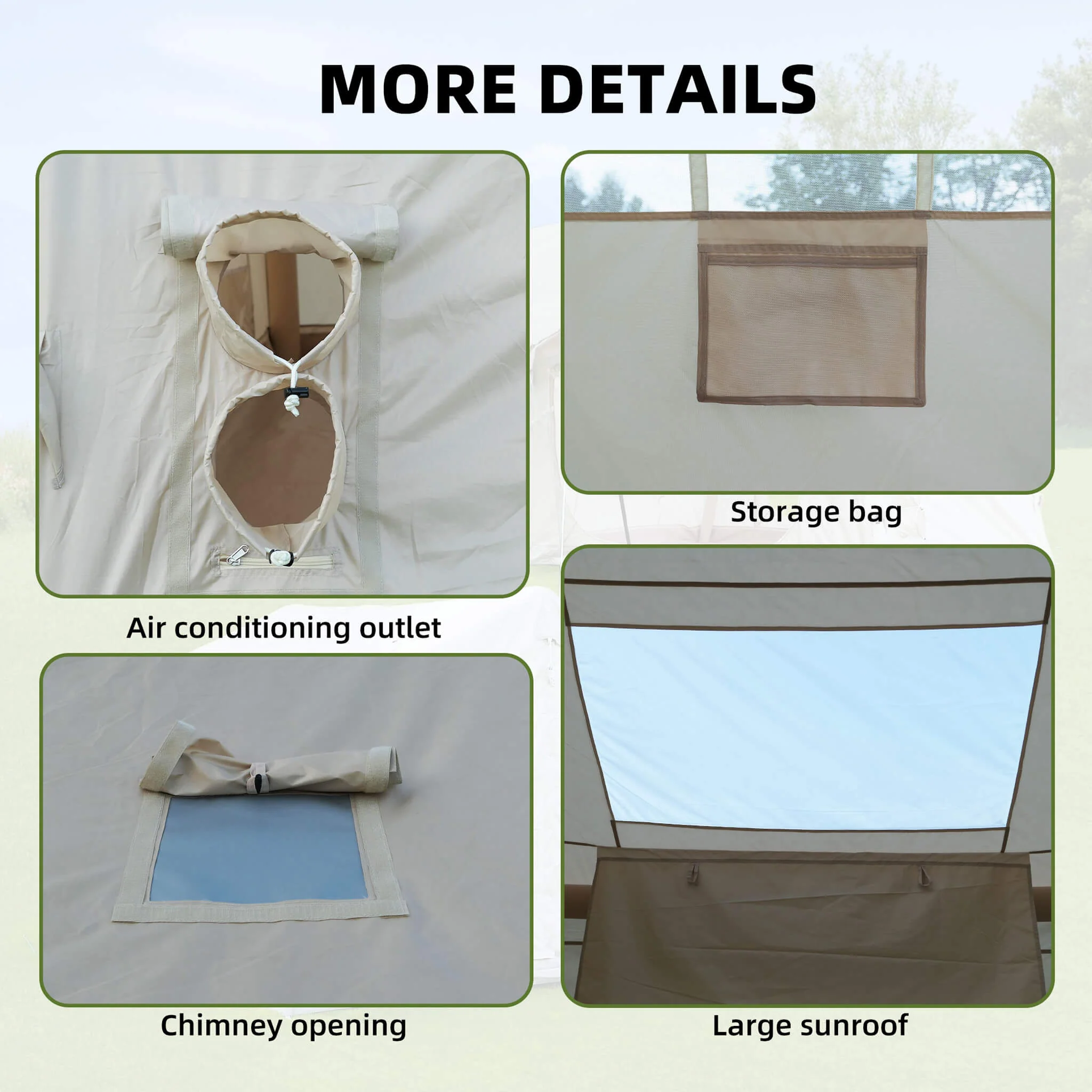Trailora 4-Season Outdoor 4-6 People Inflatable Blow Up Camping Tent With Air Pump (SAK46821) - Image 8