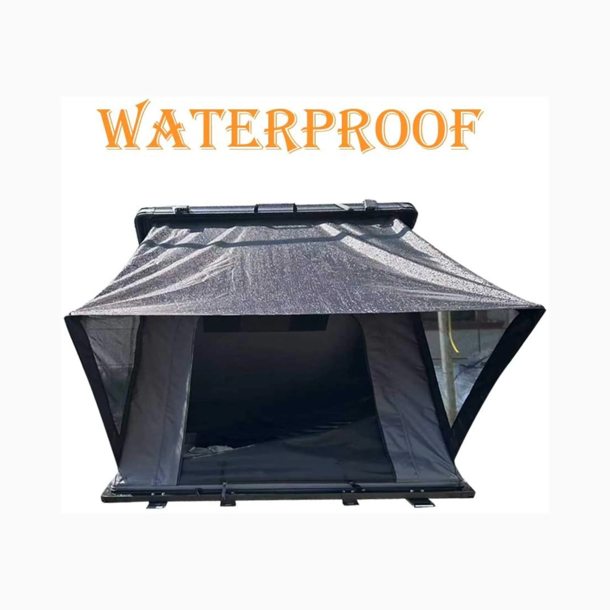 Trailora Premium Lightweight Hard Shell Rooftop Tent With LED Strip And Memory Foam (SAK51780) - Image 5