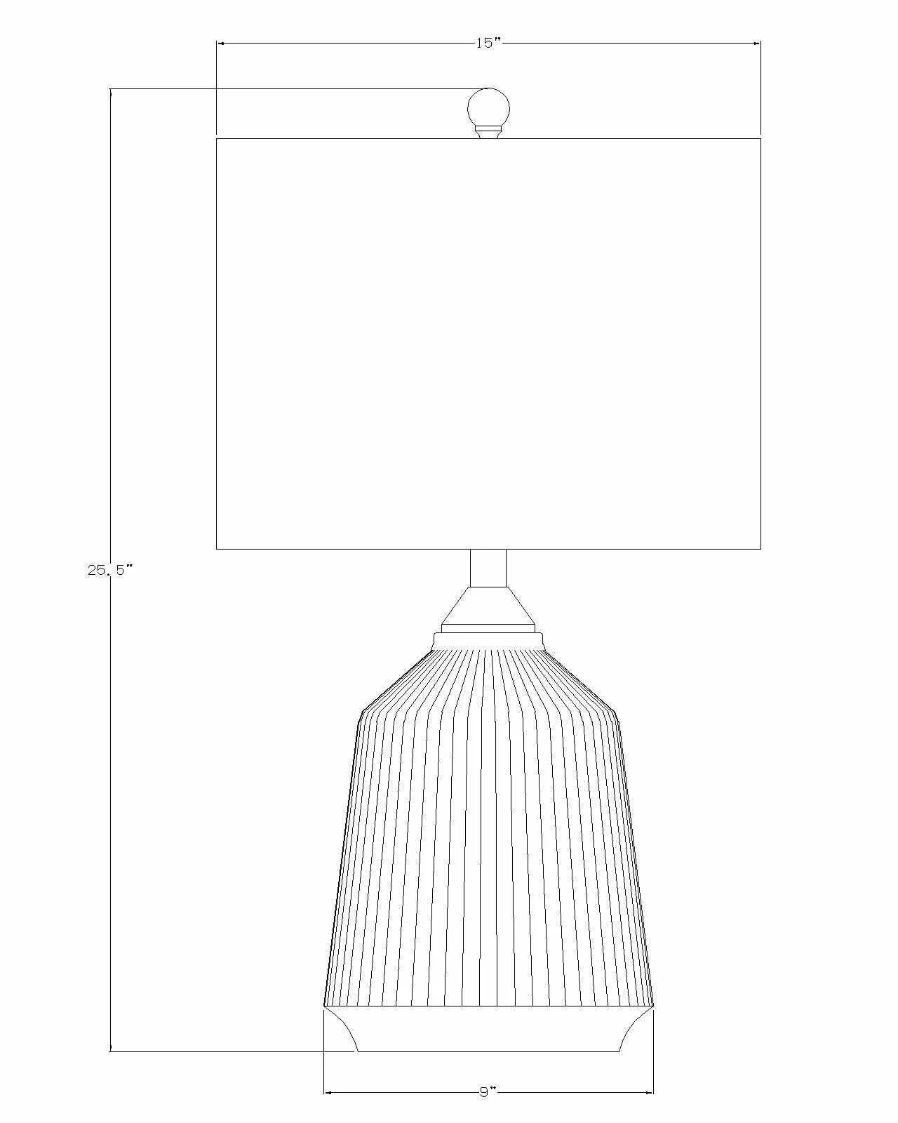 Tramutola White Table Lamp - Image 9