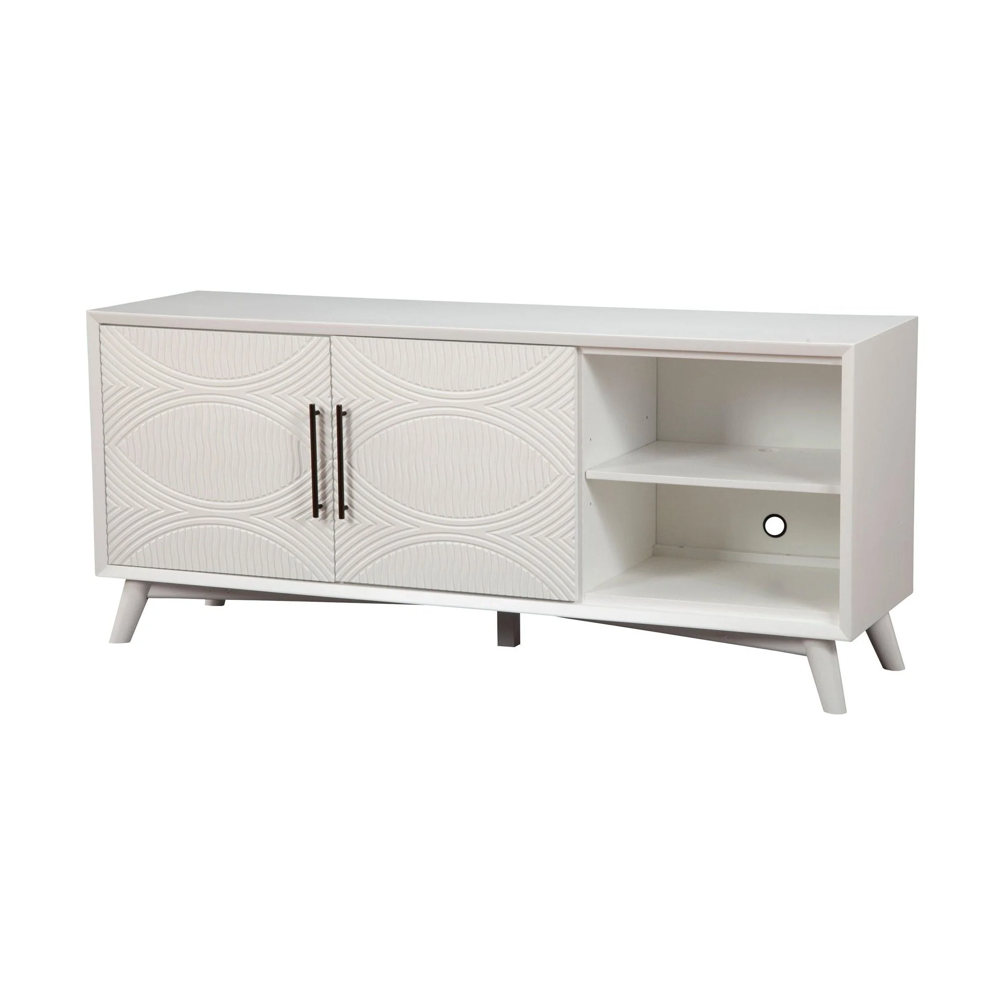 Tranquility TV Console, White - Image 6
