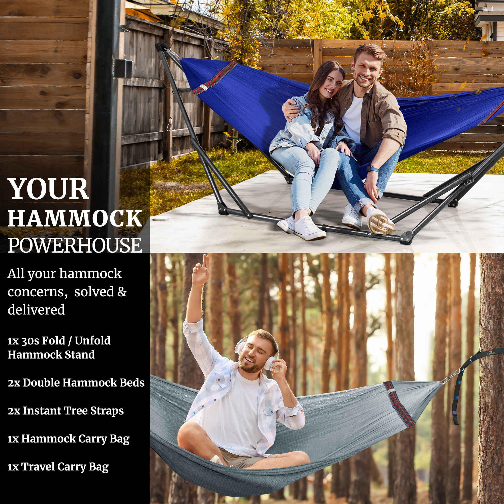 Tranquillo Comfort Set Original Hammock Stand for Ultimate Relaxation - Image 15