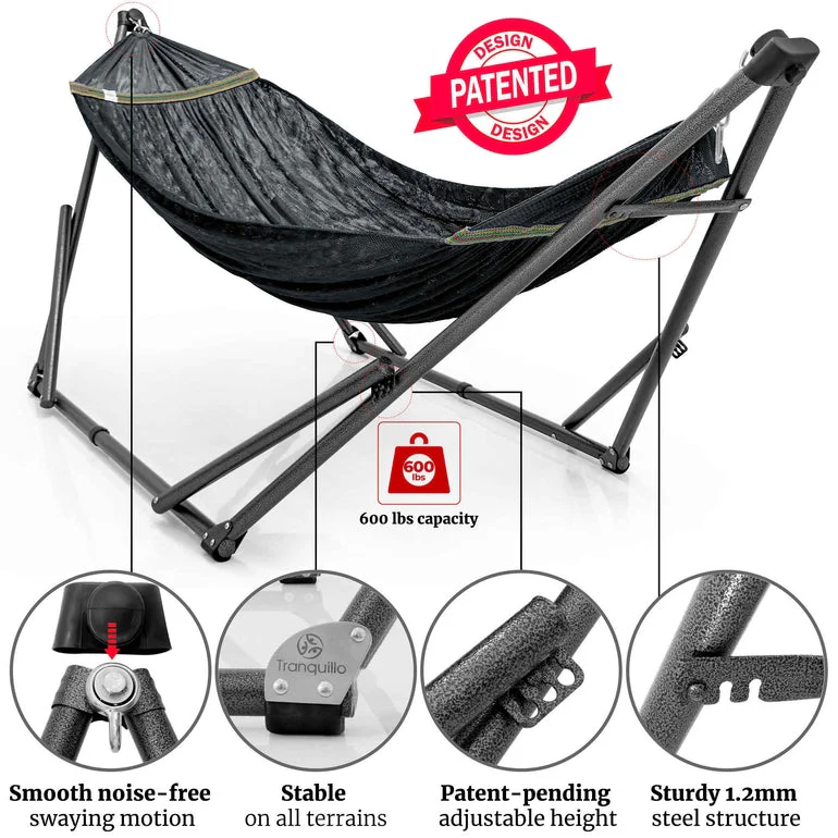 Tranquillo Comfort Set Original Hammock Stand for Ultimate Relaxation - Image 29