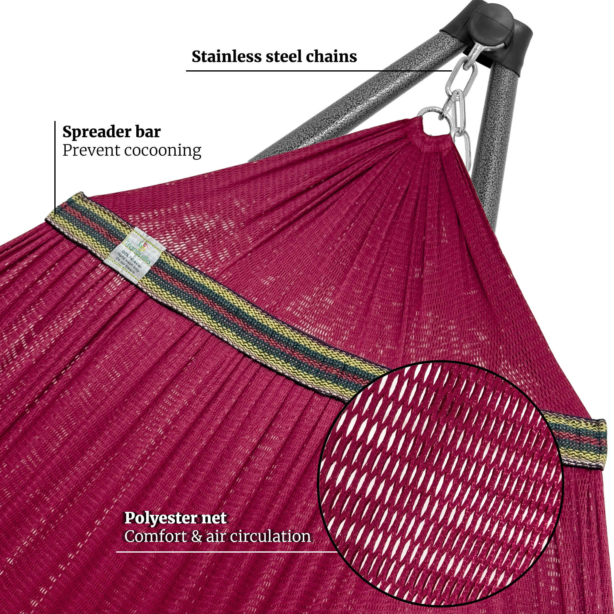 Tranquillo Comfort Set Original Hammock Stand for Ultimate Relaxation - Image 4