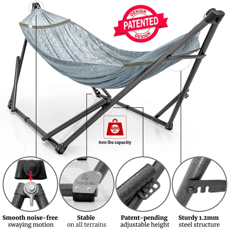 Tranquillo Comfort Set Original Hammock Stand for Ultimate Relaxation - Image 47
