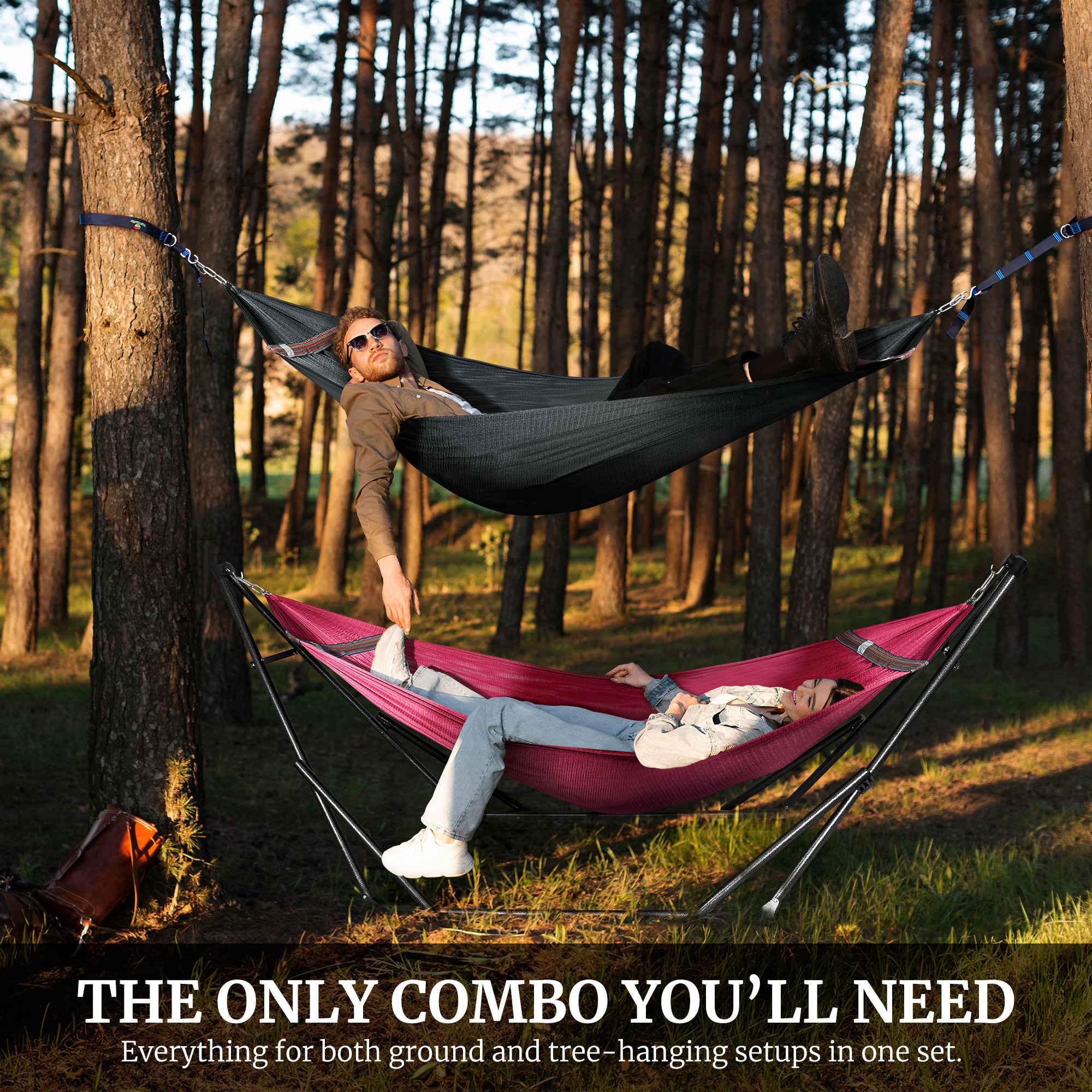 Tranquillo Comfort Set Original Hammock Stand for Ultimate Relaxation - Image 7