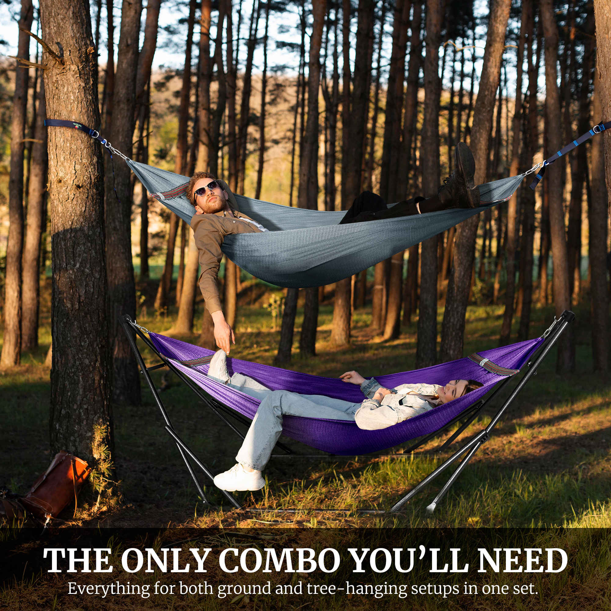 Tranquillo Comfort Set Original Hammock Stand for Ultimate Relaxation - Image 70