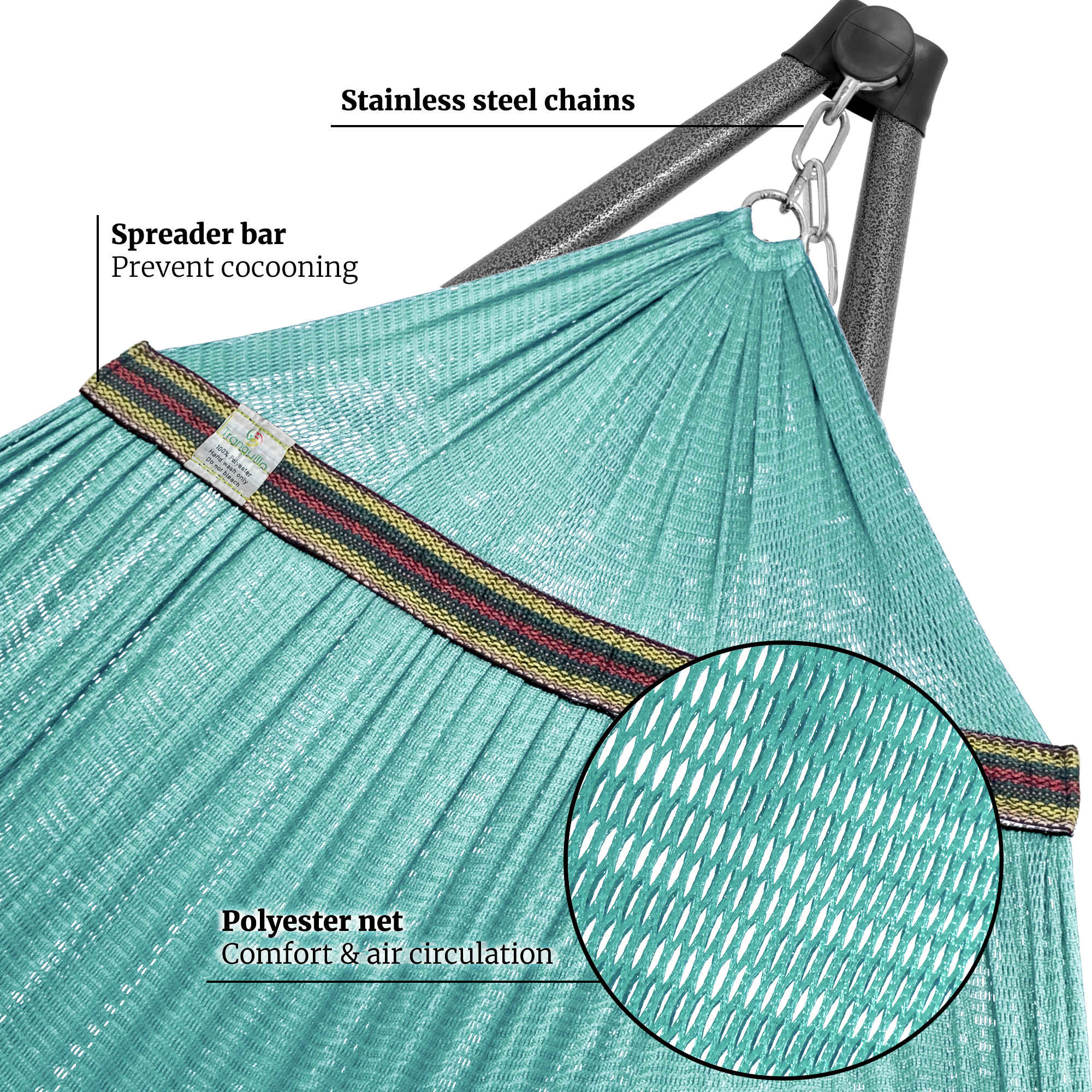 Tranquillo Comfort Set Original Hammock Stand for Ultimate Relaxation - Image 76
