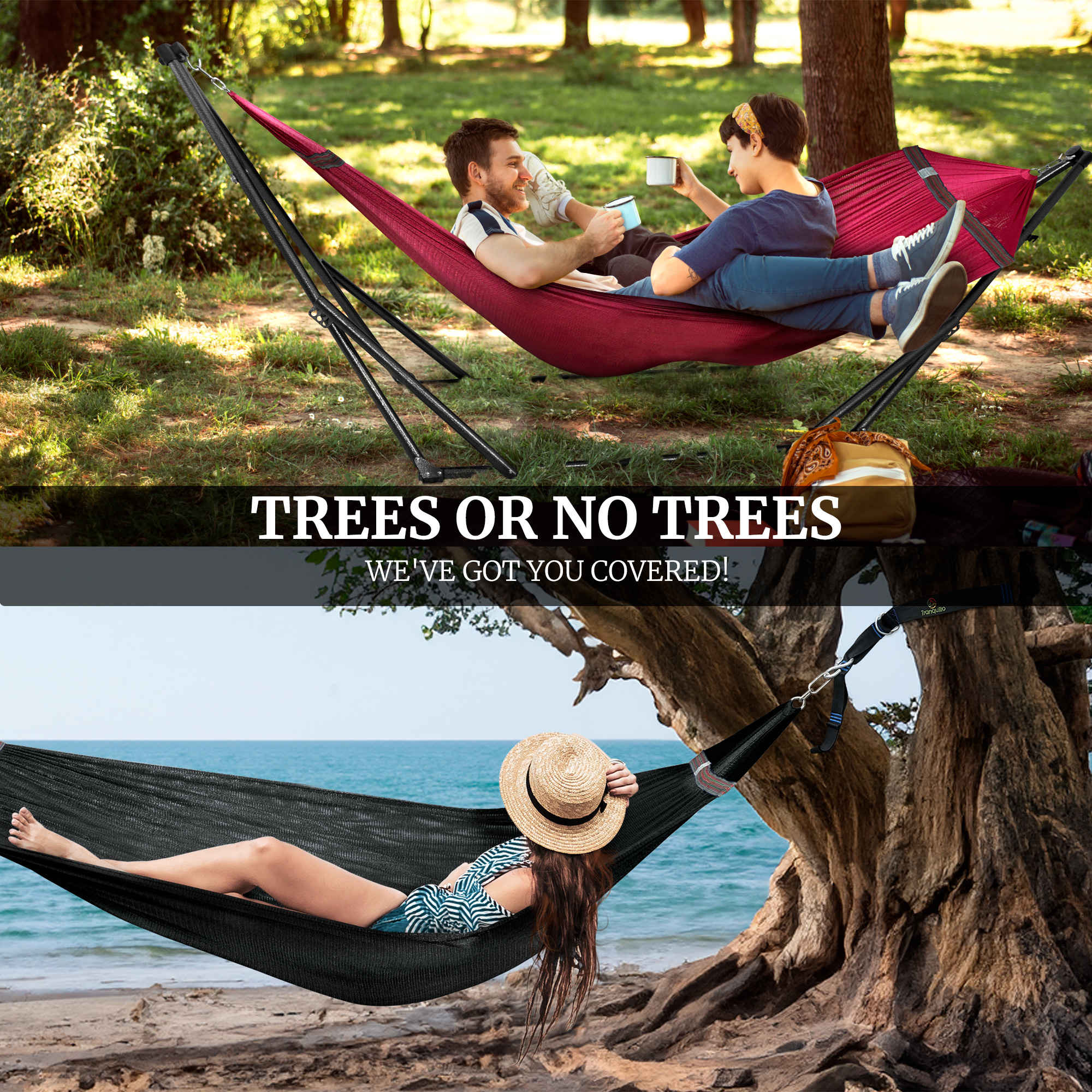 Tranquillo Comfort Set Original Hammock Stand for Ultimate Relaxation - Image 8