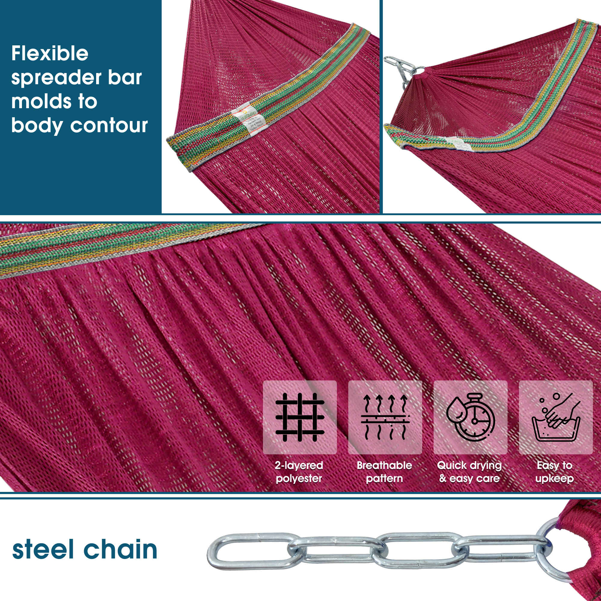 Tranquillo Original Collapsible Hammock with Stand for Ultimate Relaxation - Image 10