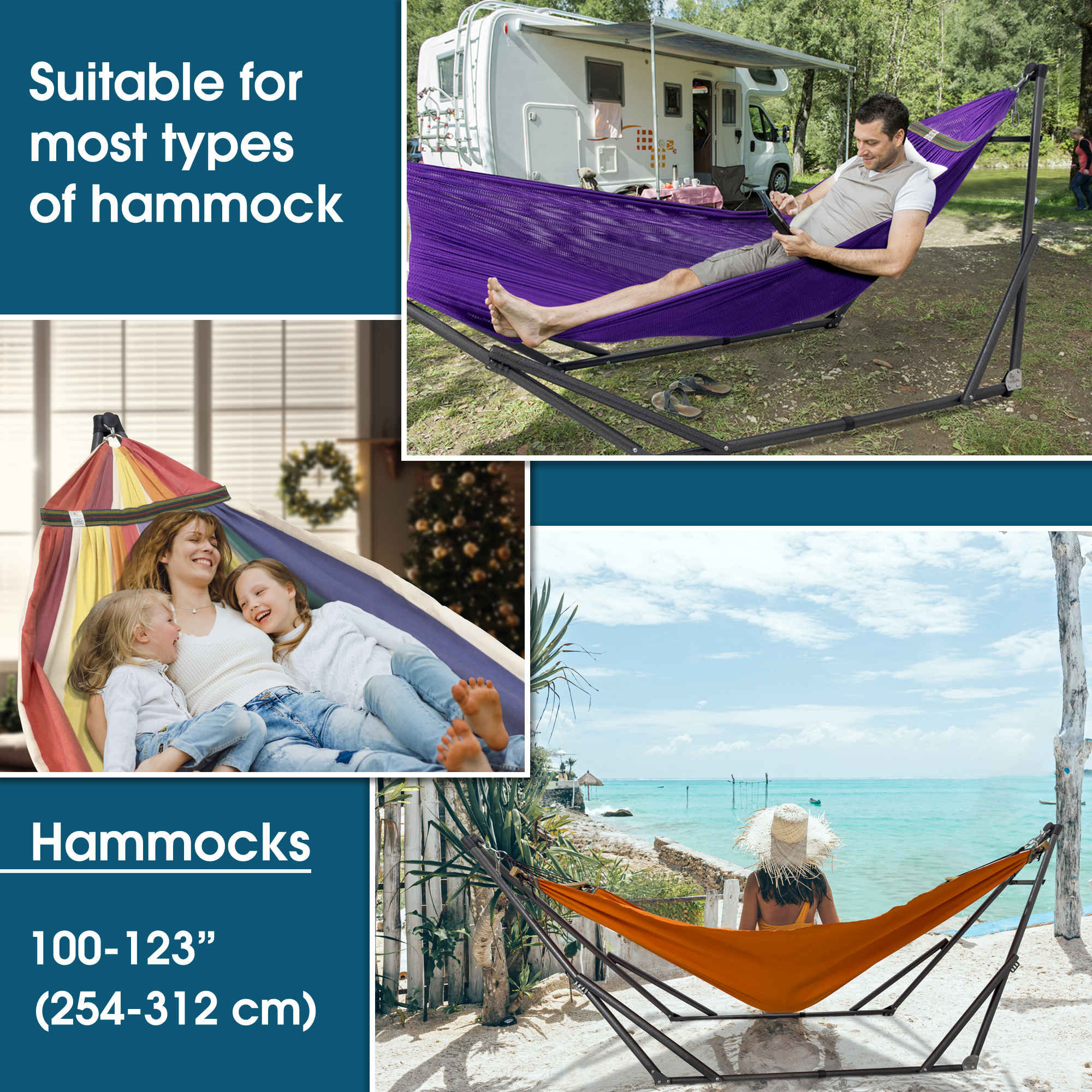 Tranquillo Original Collapsible Hammock with Stand for Ultimate Relaxation - Image 19