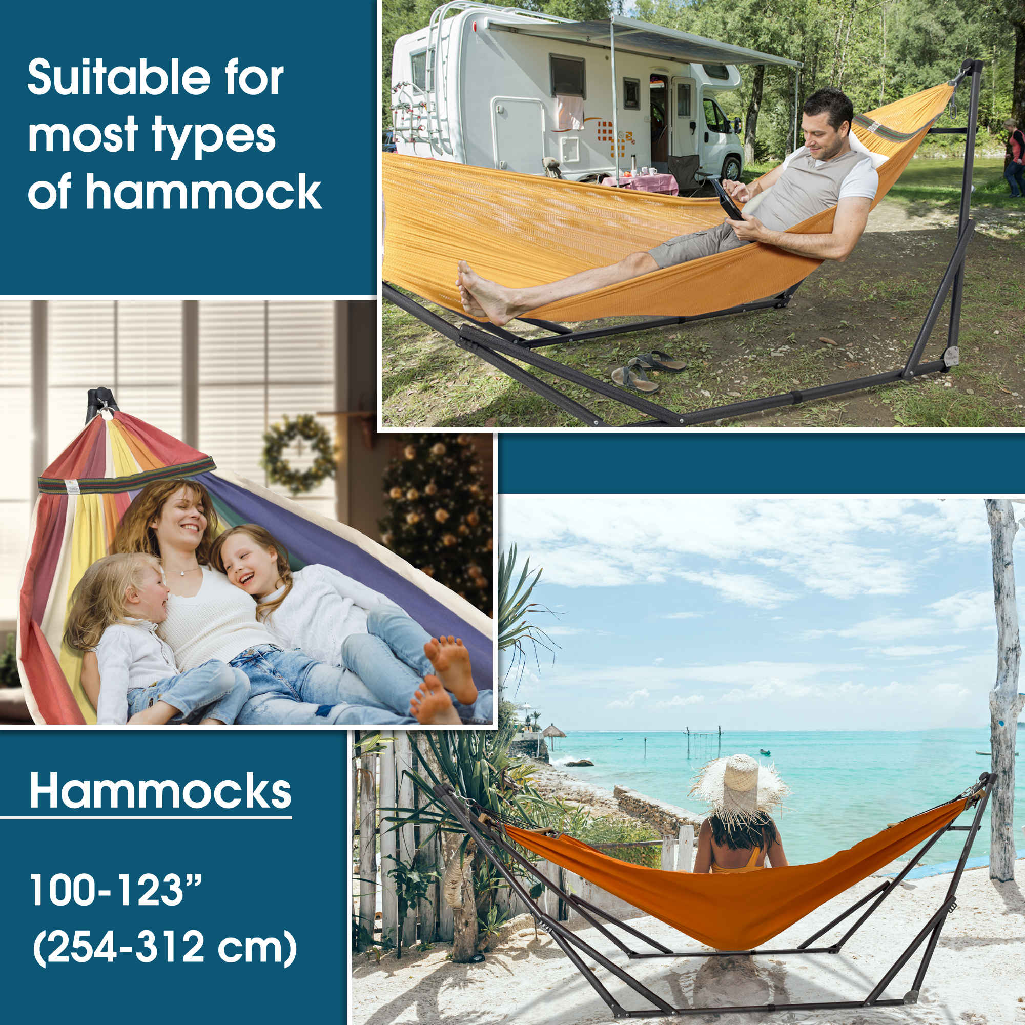 Tranquillo Original Collapsible Hammock with Stand for Ultimate Relaxation - Image 26