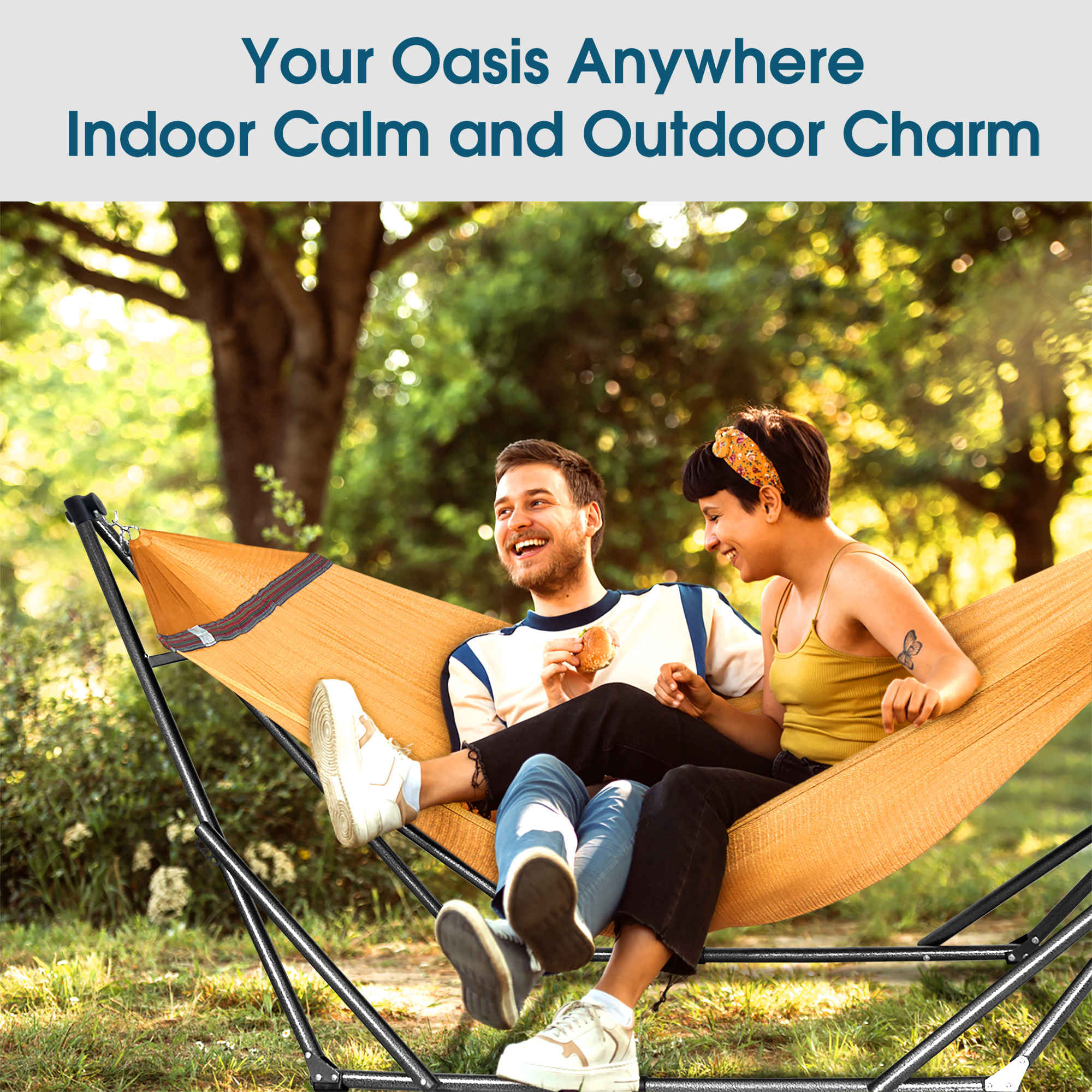 Tranquillo Original Collapsible Hammock with Stand for Ultimate Relaxation - Image 27