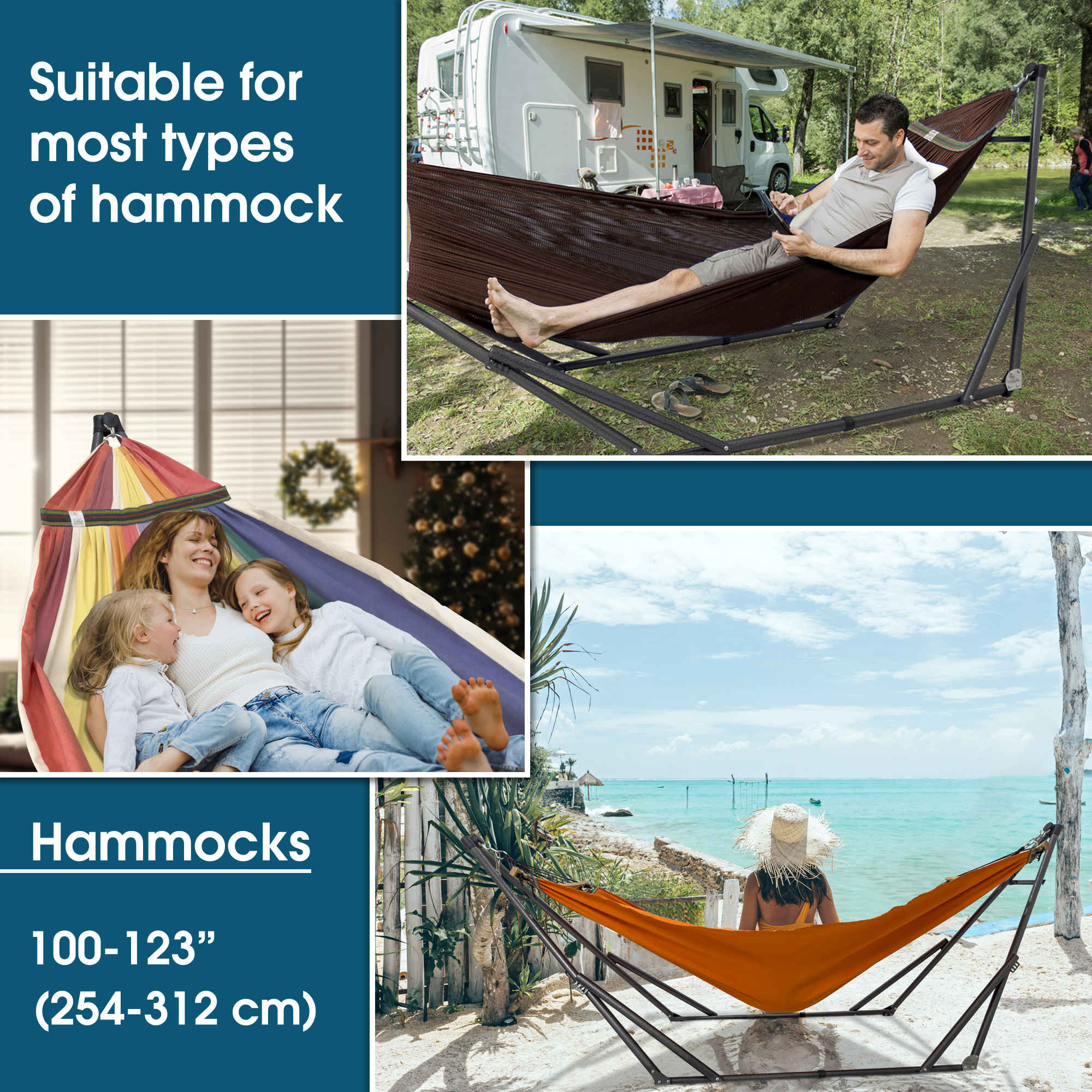 Tranquillo Original Collapsible Hammock with Stand for Ultimate Relaxation - Image 47