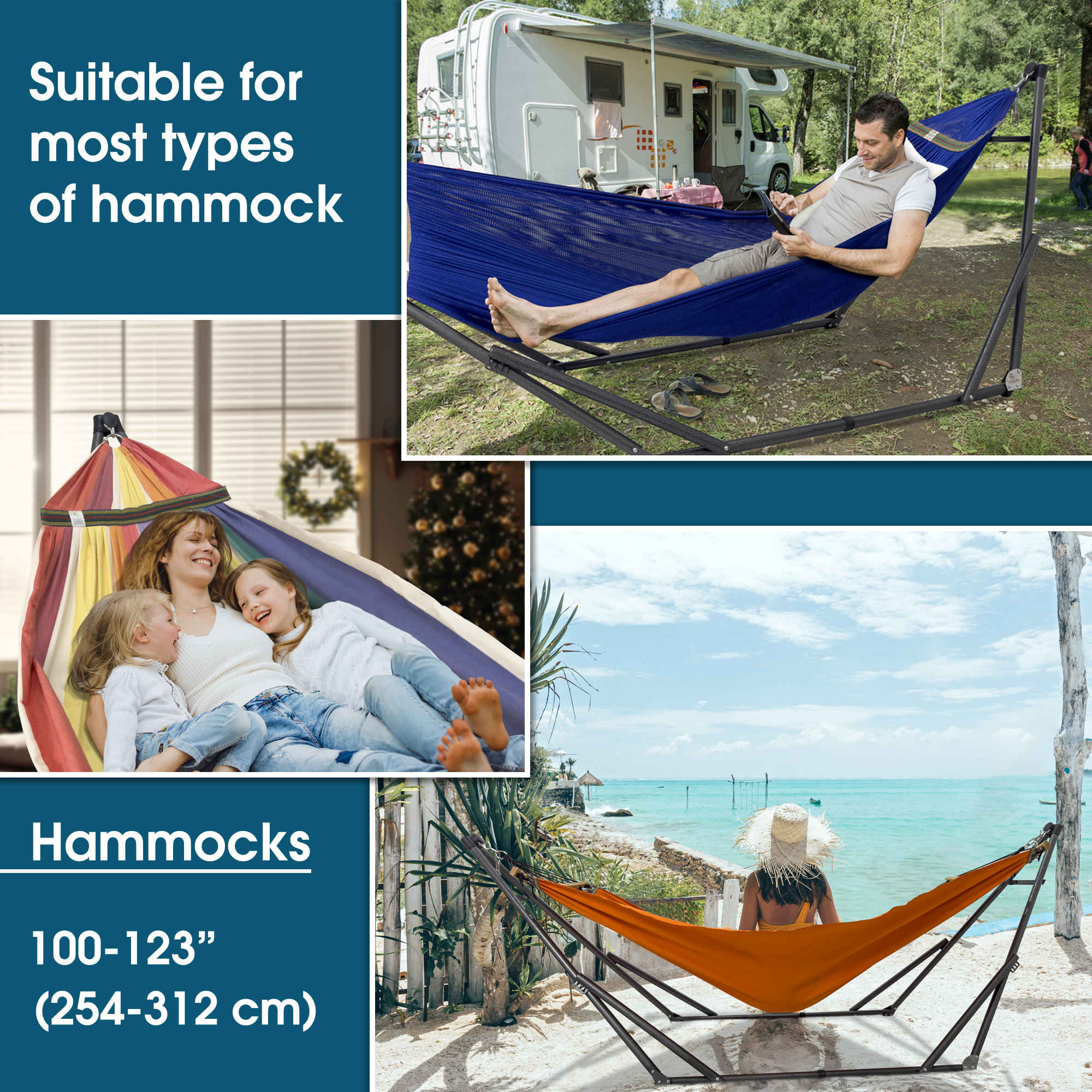 Tranquillo Original Collapsible Hammock with Stand for Ultimate Relaxation - Image 5