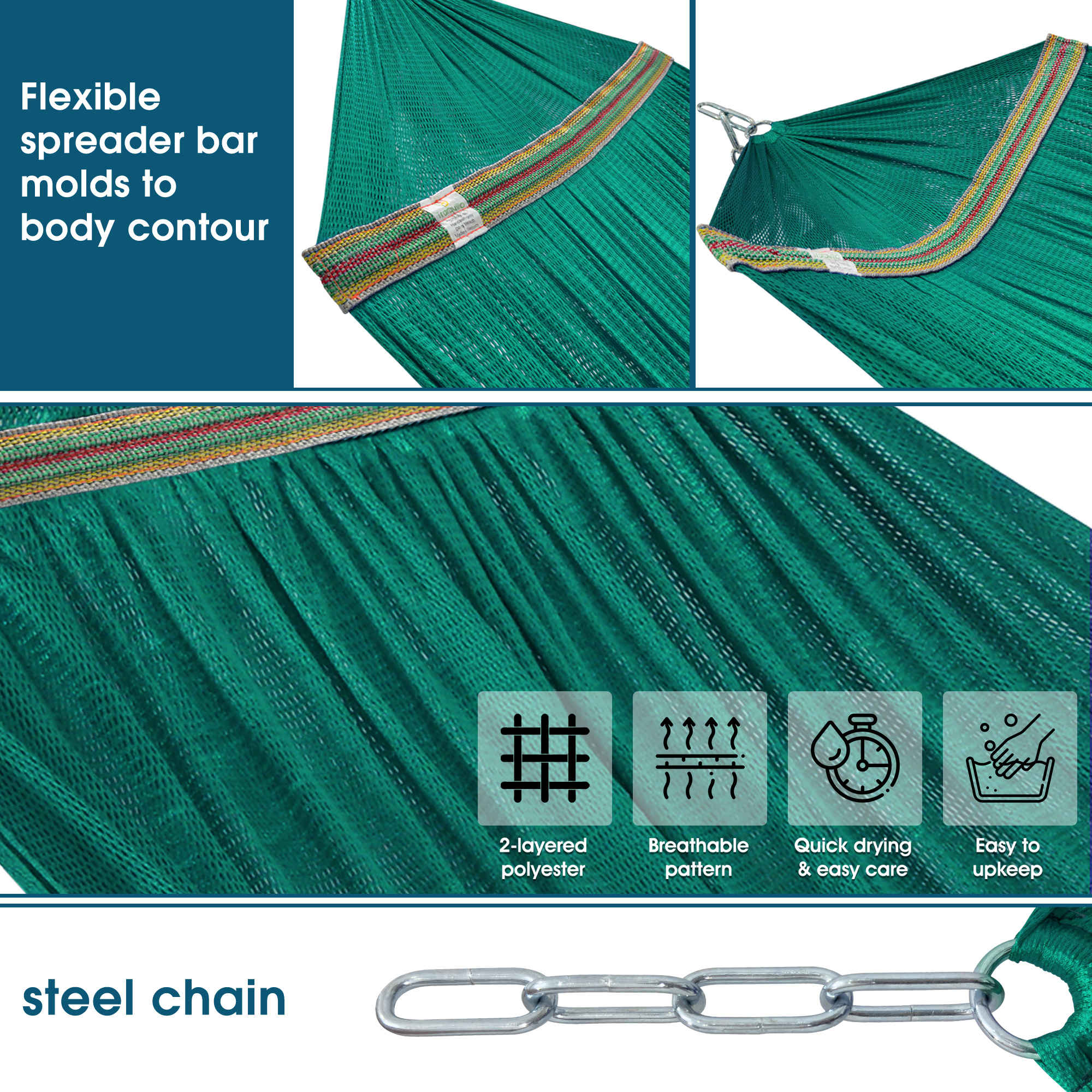 Tranquillo Original Collapsible Hammock with Stand for Ultimate Relaxation - Image 59
