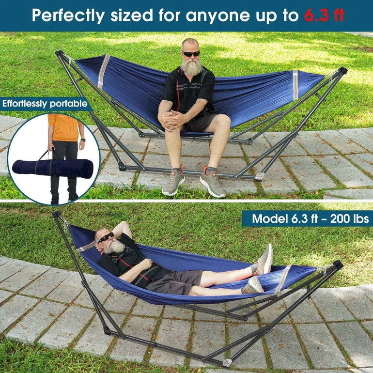 Tranquillo Original Collapsible Hammock with Stand for Ultimate Relaxation - Image 65