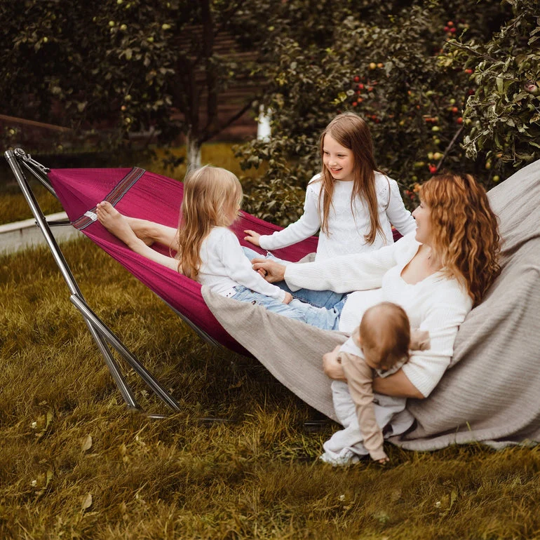 Tranquillo Original Stainless Steel Hammock Stand for Ultimate Relaxation - Image 39
