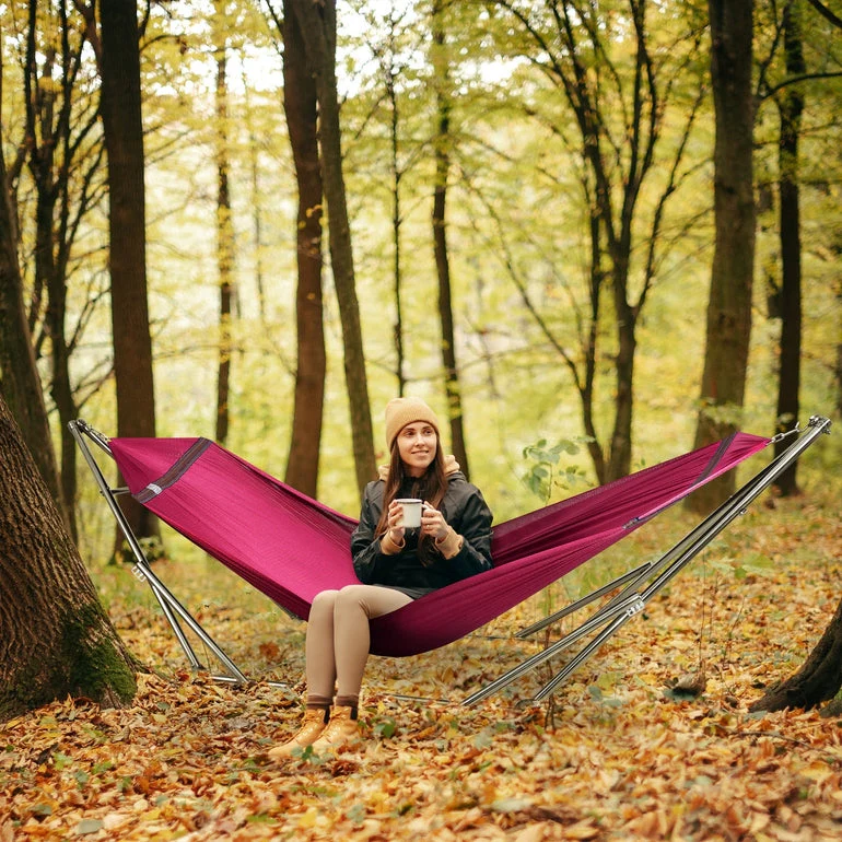 Tranquillo Original Stainless Steel Hammock Stand for Ultimate Relaxation - Image 40