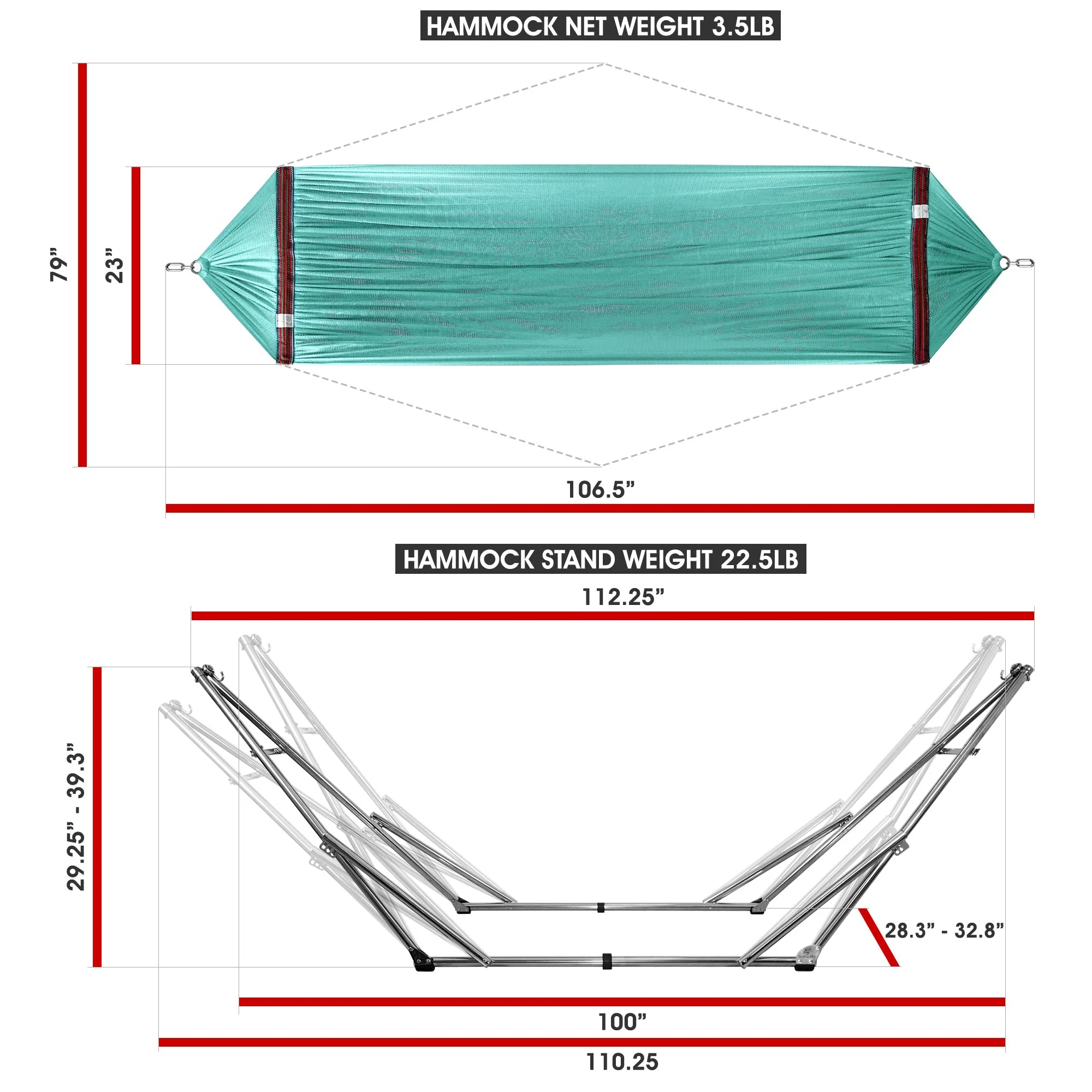 Tranquillo Original Stainless Steel Hammock Stand for Ultimate Relaxation - Image 76