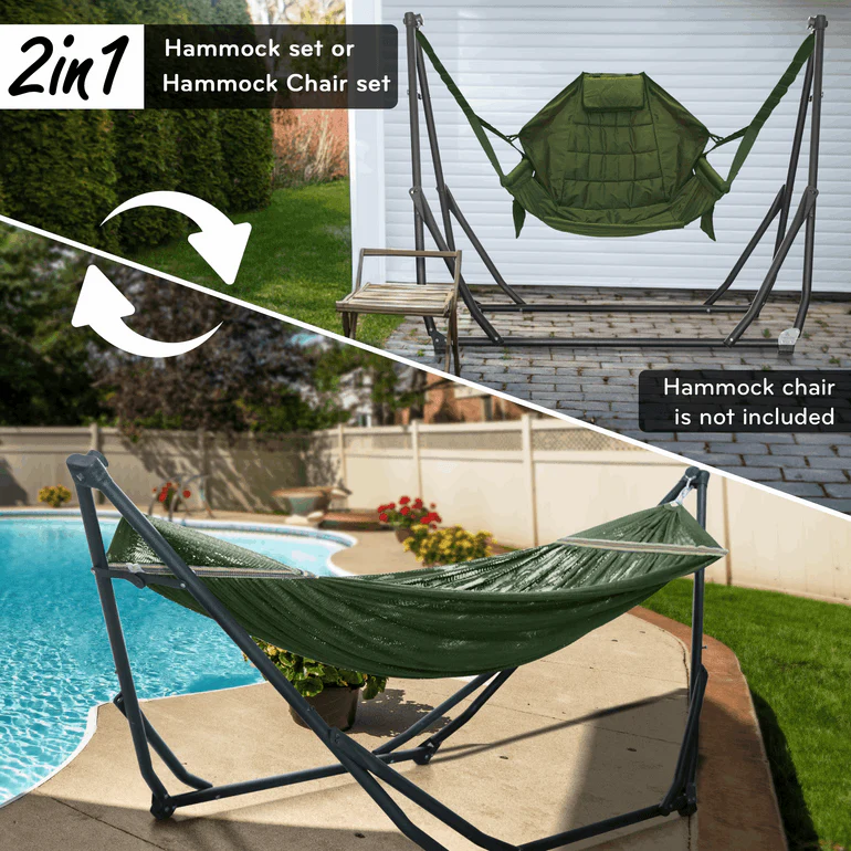 Tranquillo UniGen Transforming Hammock Stand for Ultimate Relaxation - Image 9