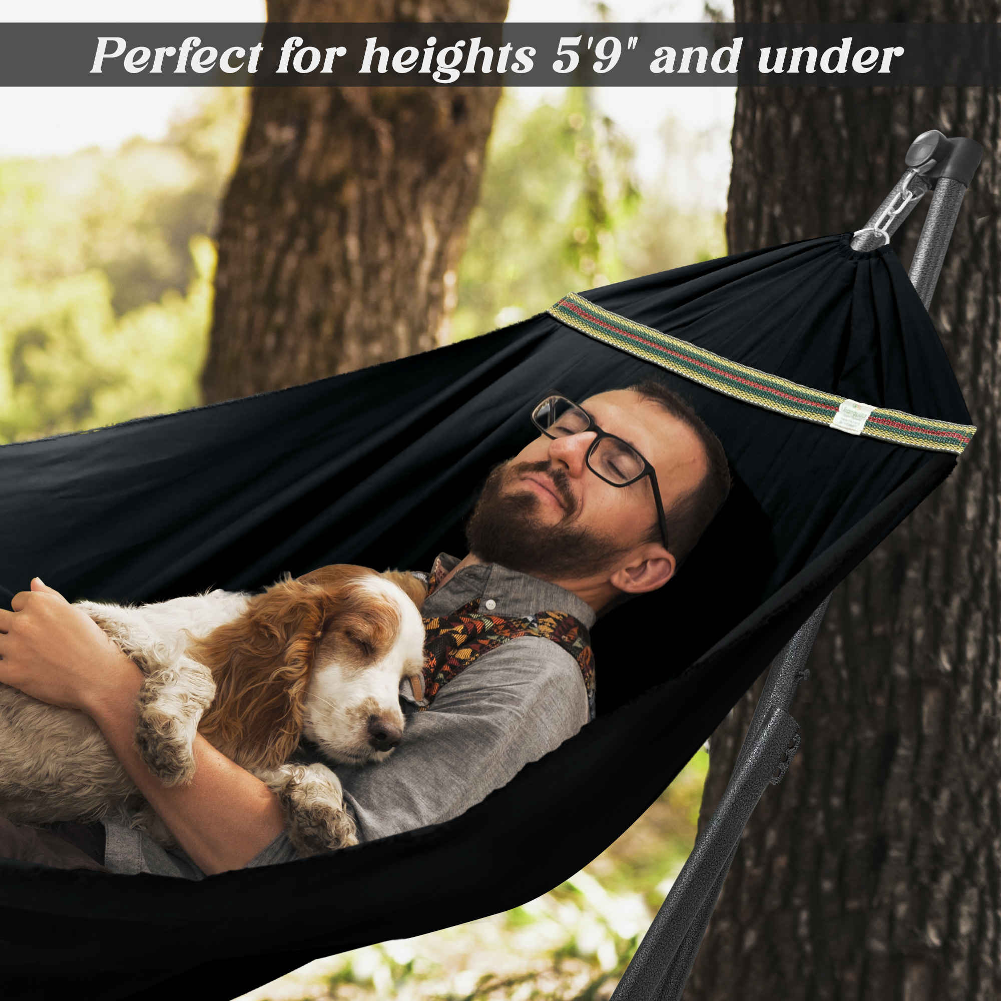 Tranquillo Uniki Canvas Hammock with Stand for Ultimate Relaxation - Image 16