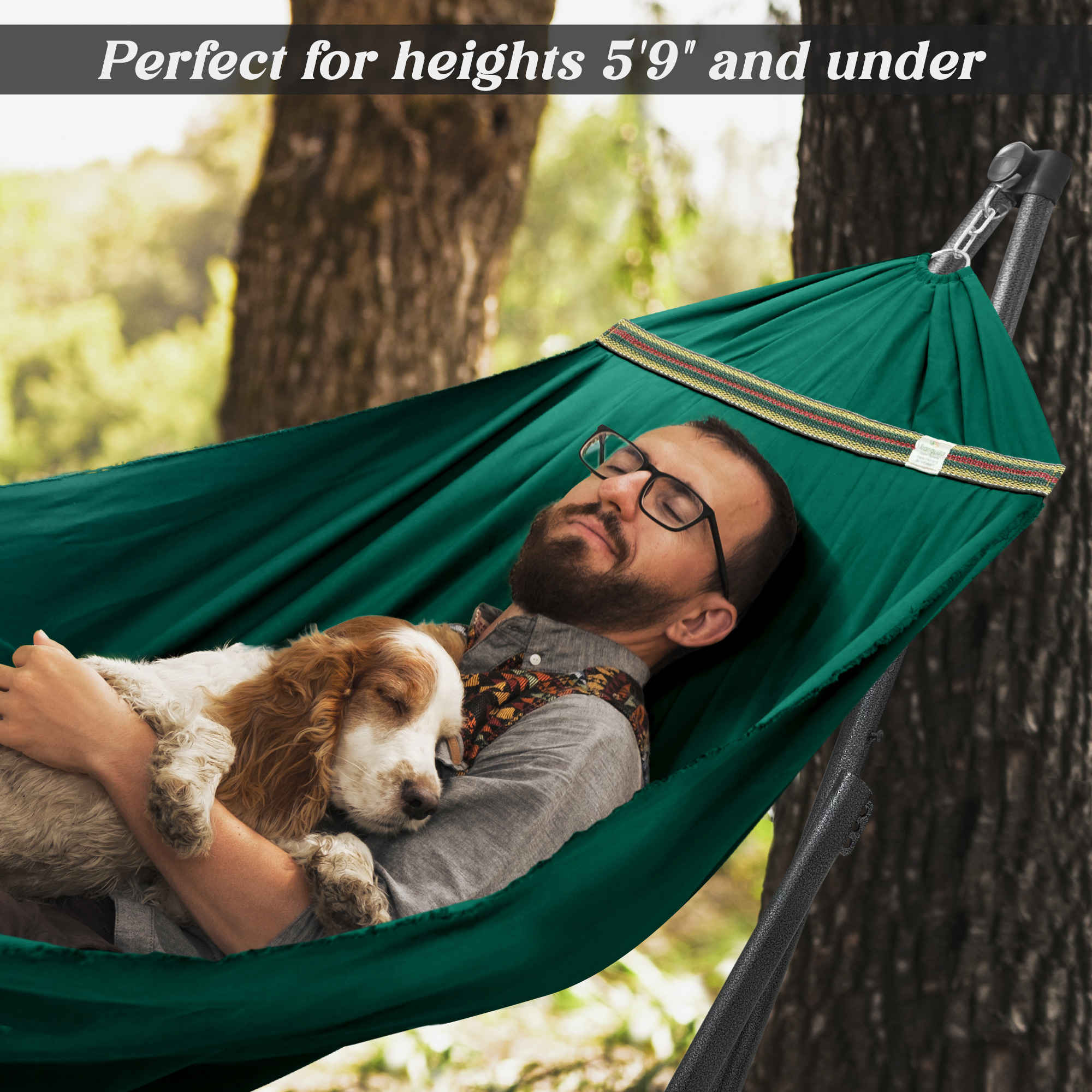 Tranquillo Uniki Canvas Hammock with Stand for Ultimate Relaxation - Image 43