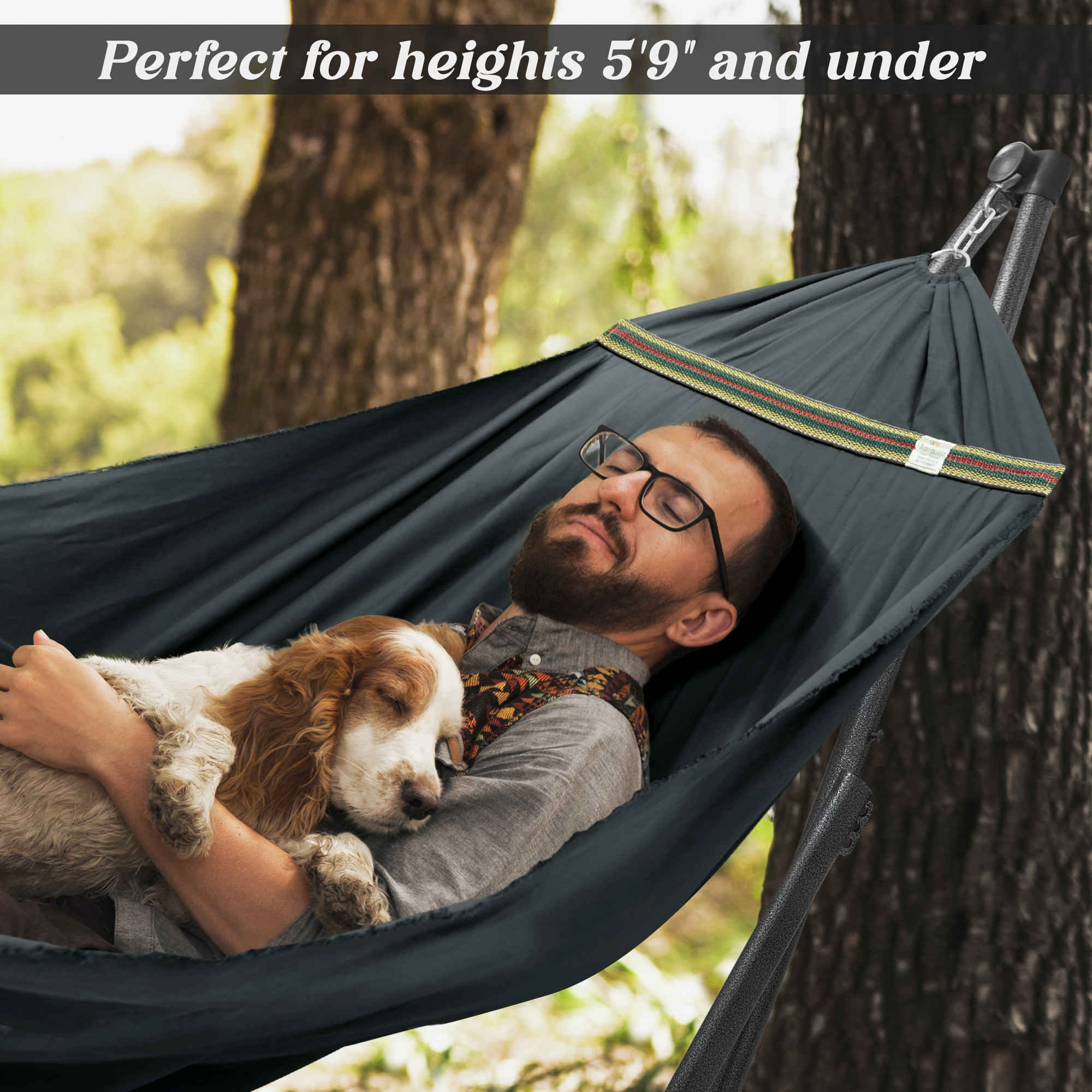 Tranquillo Uniki Canvas Hammock with Stand for Ultimate Relaxation - Image 52