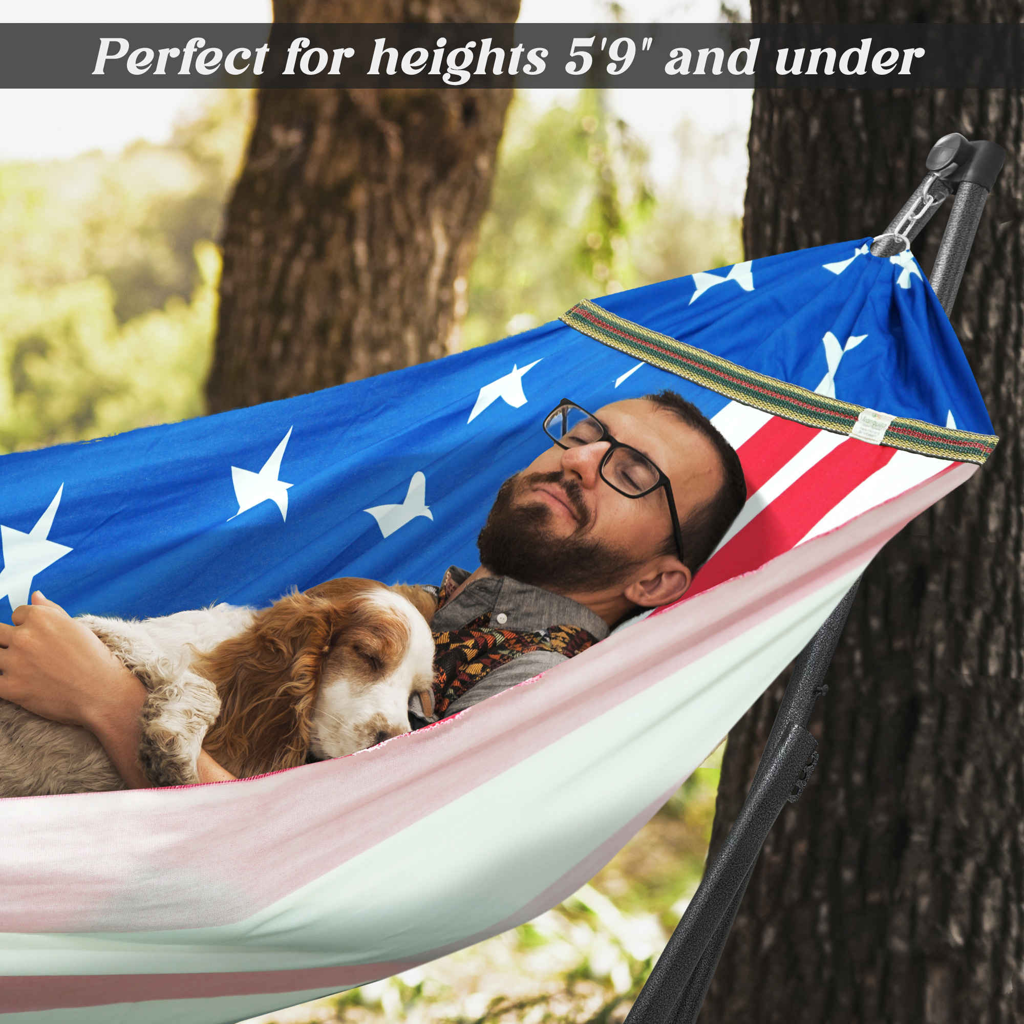 Tranquillo Uniki Canvas Hammock with Stand for Ultimate Relaxation - Image 7