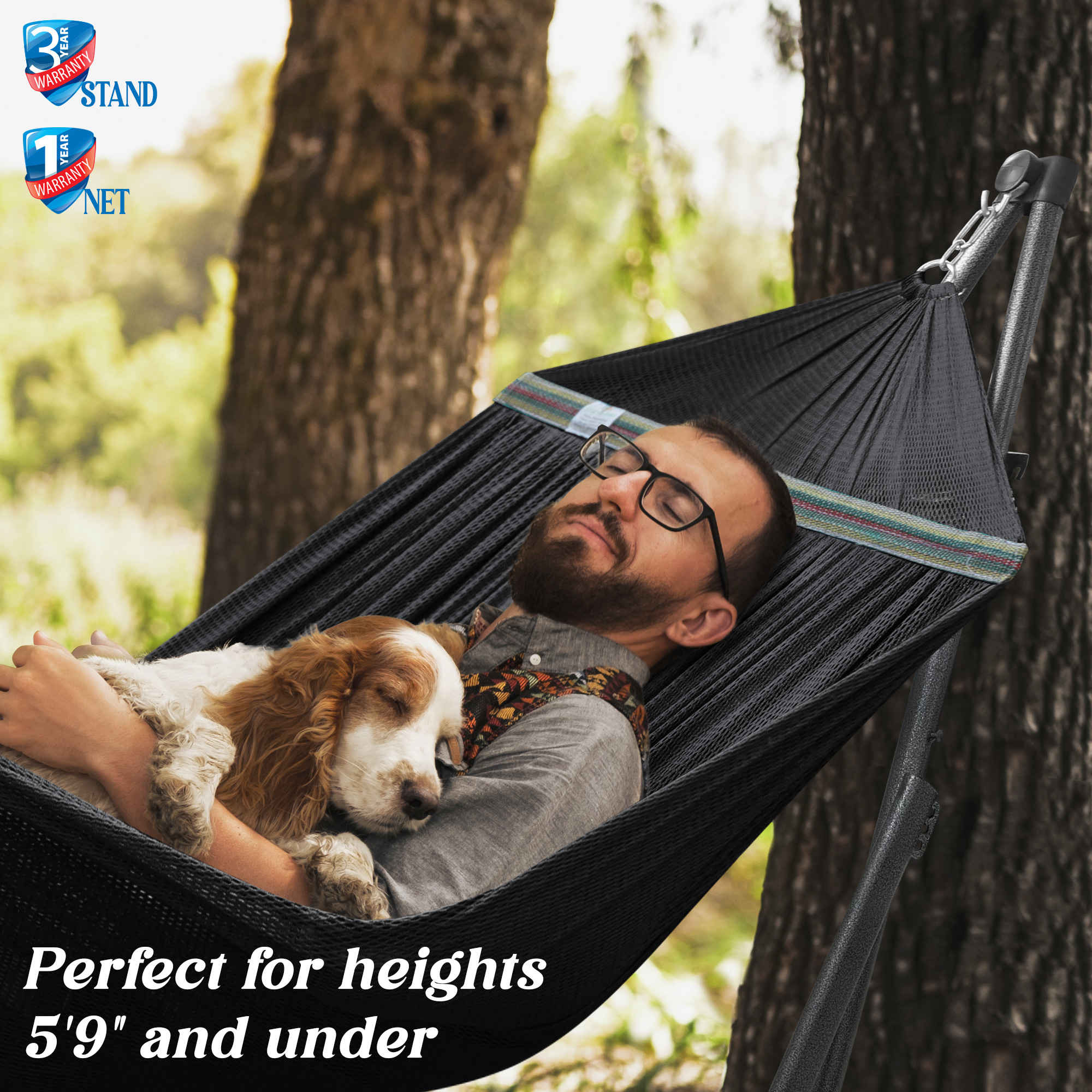 Tranquillo Uniki Collapsible Hammock Stand for Ultimate Relaxation - Image 13