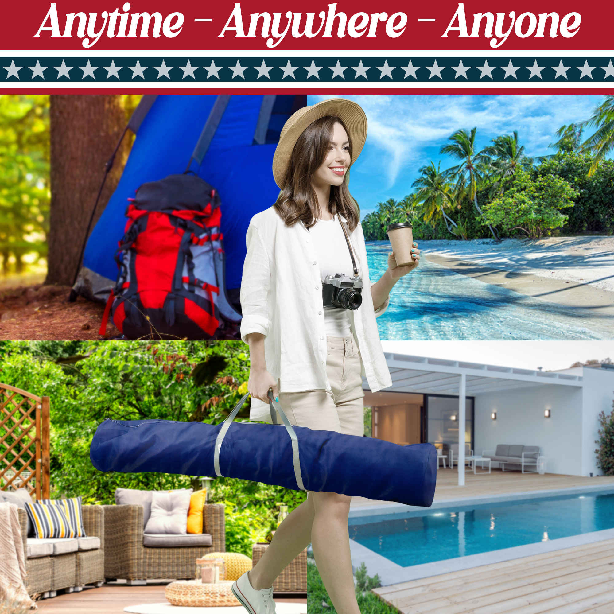 Tranquillo Uniki Collapsible Hammock Stand for Ultimate Relaxation - Image 16