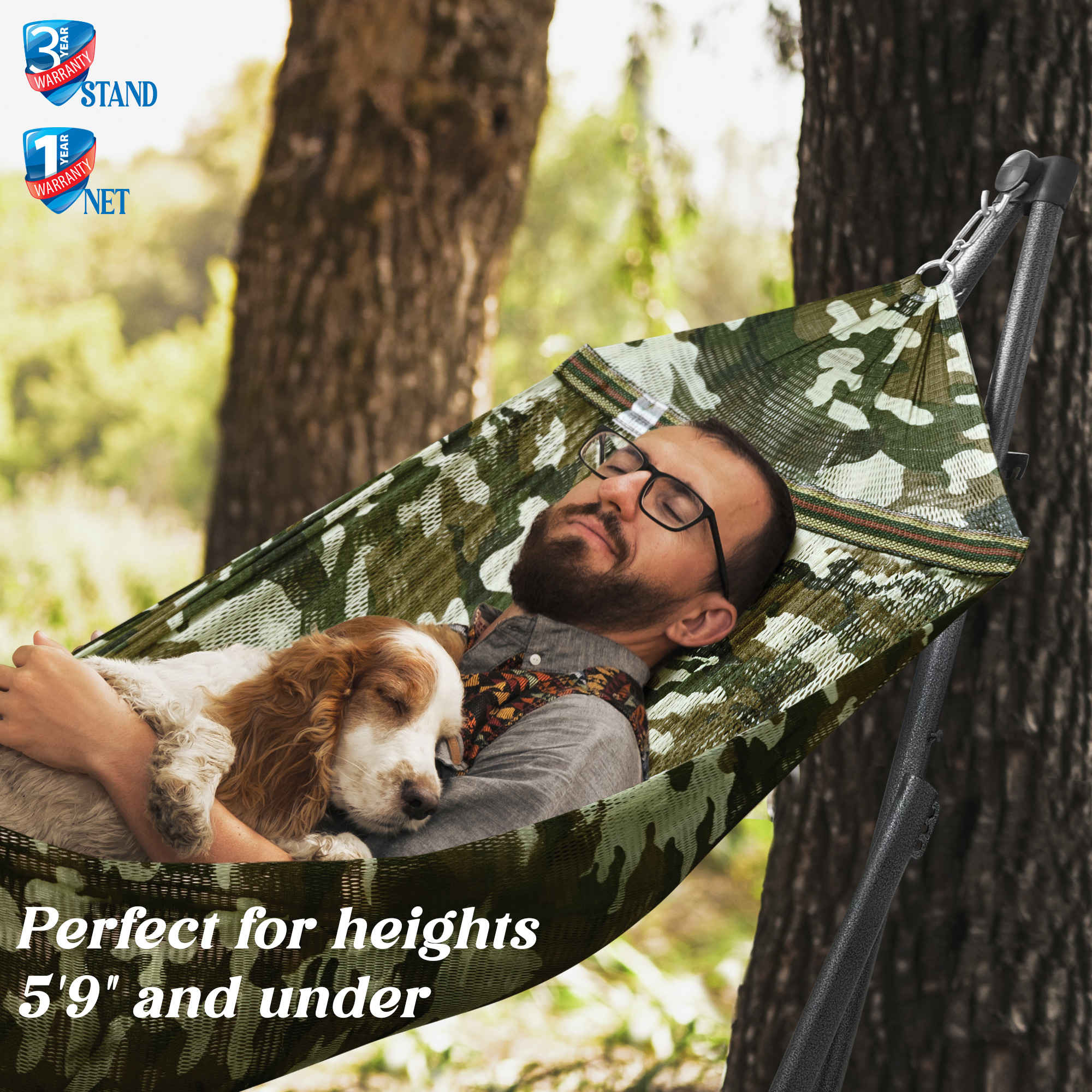 Tranquillo Uniki Collapsible Hammock Stand for Ultimate Relaxation - Image 22