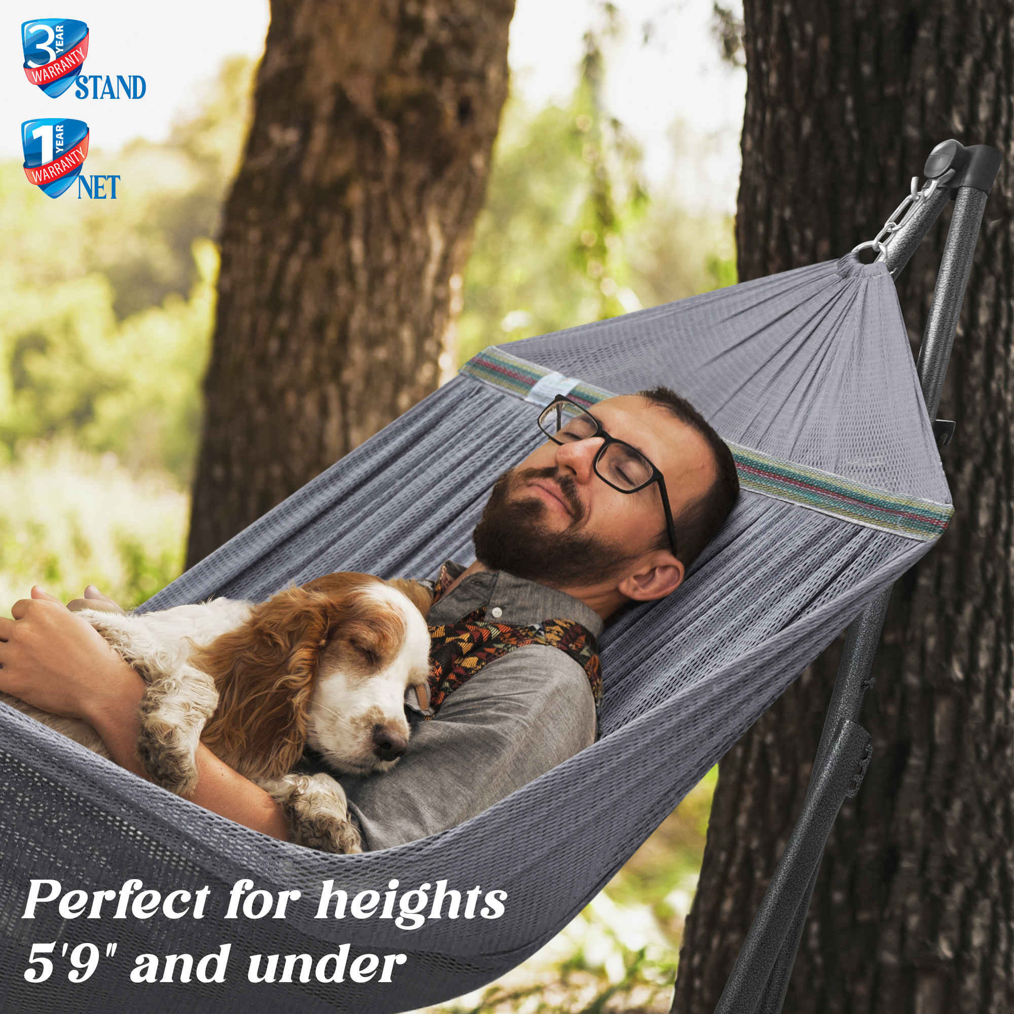 Tranquillo Uniki Collapsible Hammock Stand for Ultimate Relaxation - Image 40
