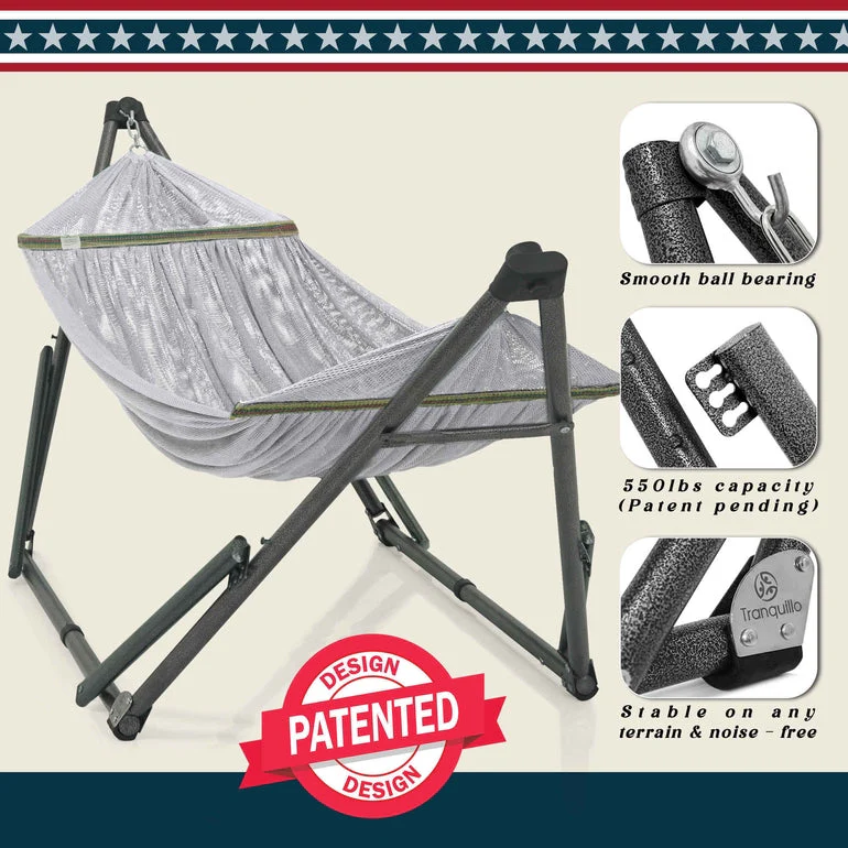 Tranquillo Uniki Collapsible Hammock Stand for Ultimate Relaxation - Image 42