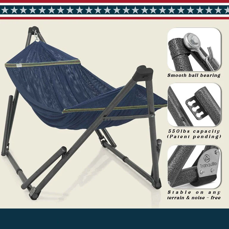 Tranquillo Uniki Collapsible Hammock Stand for Ultimate Relaxation - Image 6