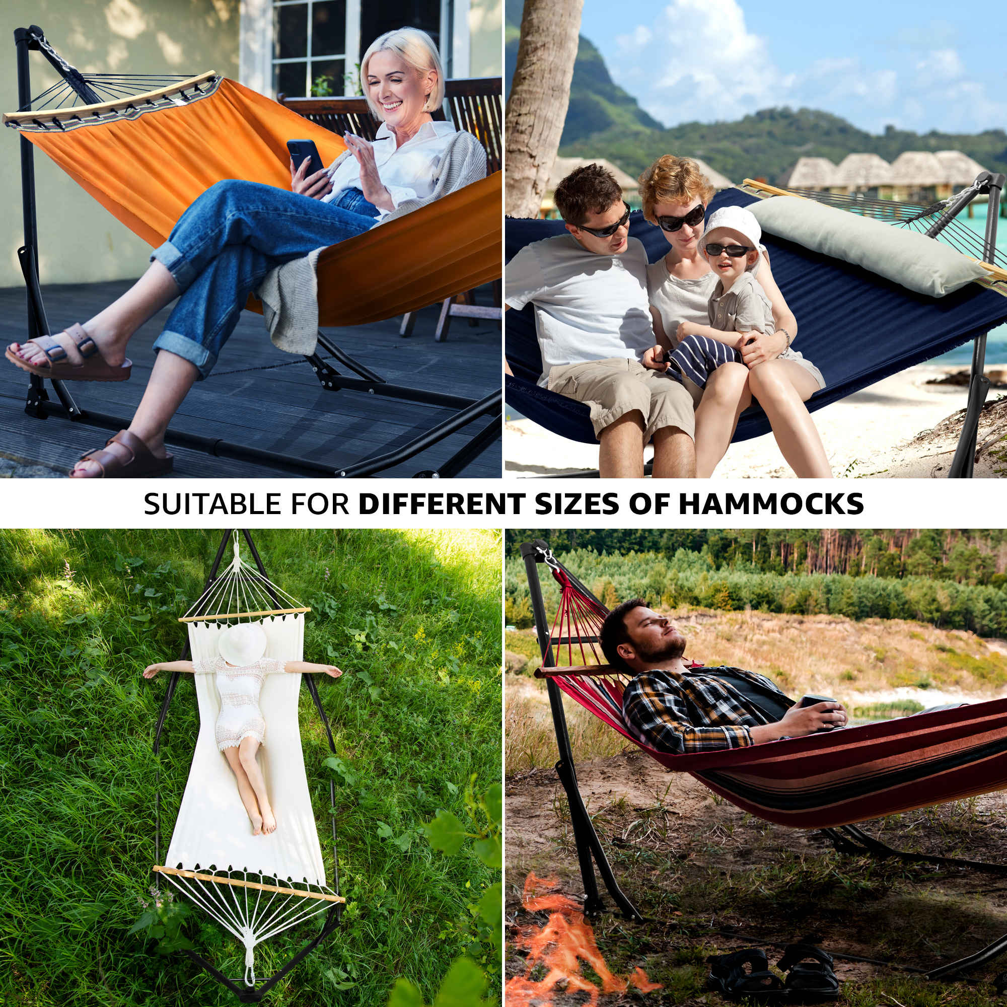 Tranquillo Unity Canvas Hammock Stand for Ultimate Relaxation - Image 16