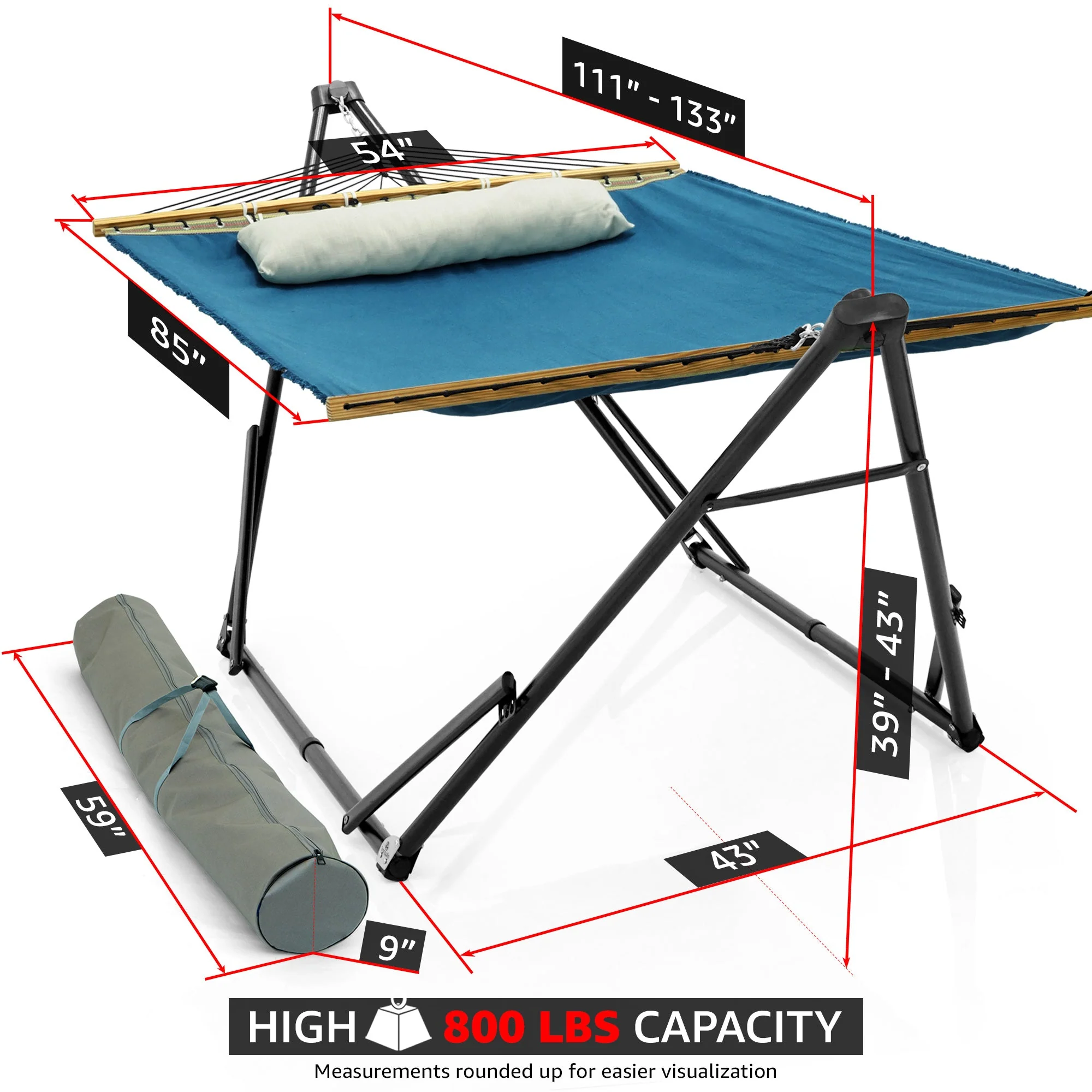 Tranquillo Unity Canvas Hammock Stand for Ultimate Relaxation - Image 2