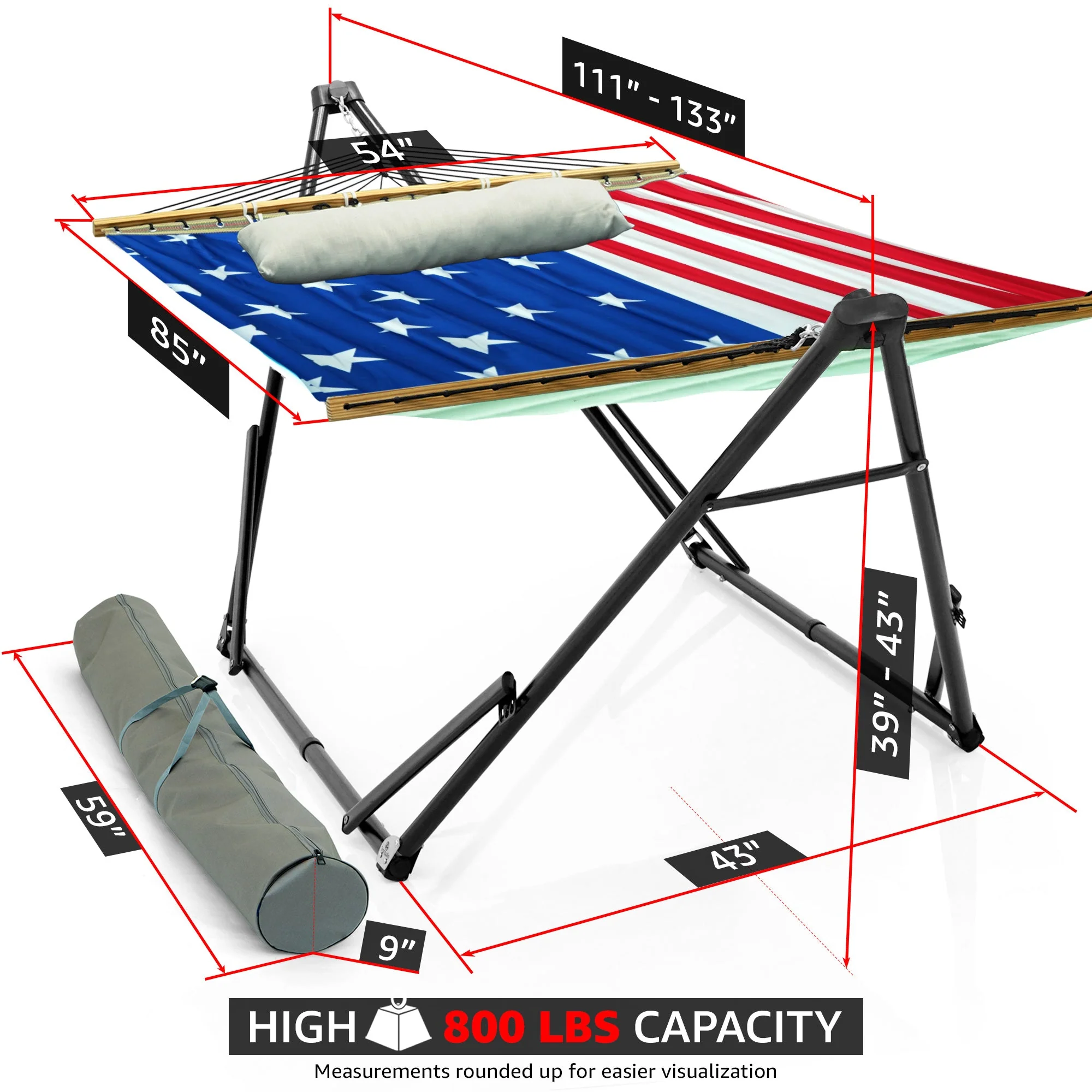 Tranquillo Unity Canvas Hammock Stand for Ultimate Relaxation - Image 20