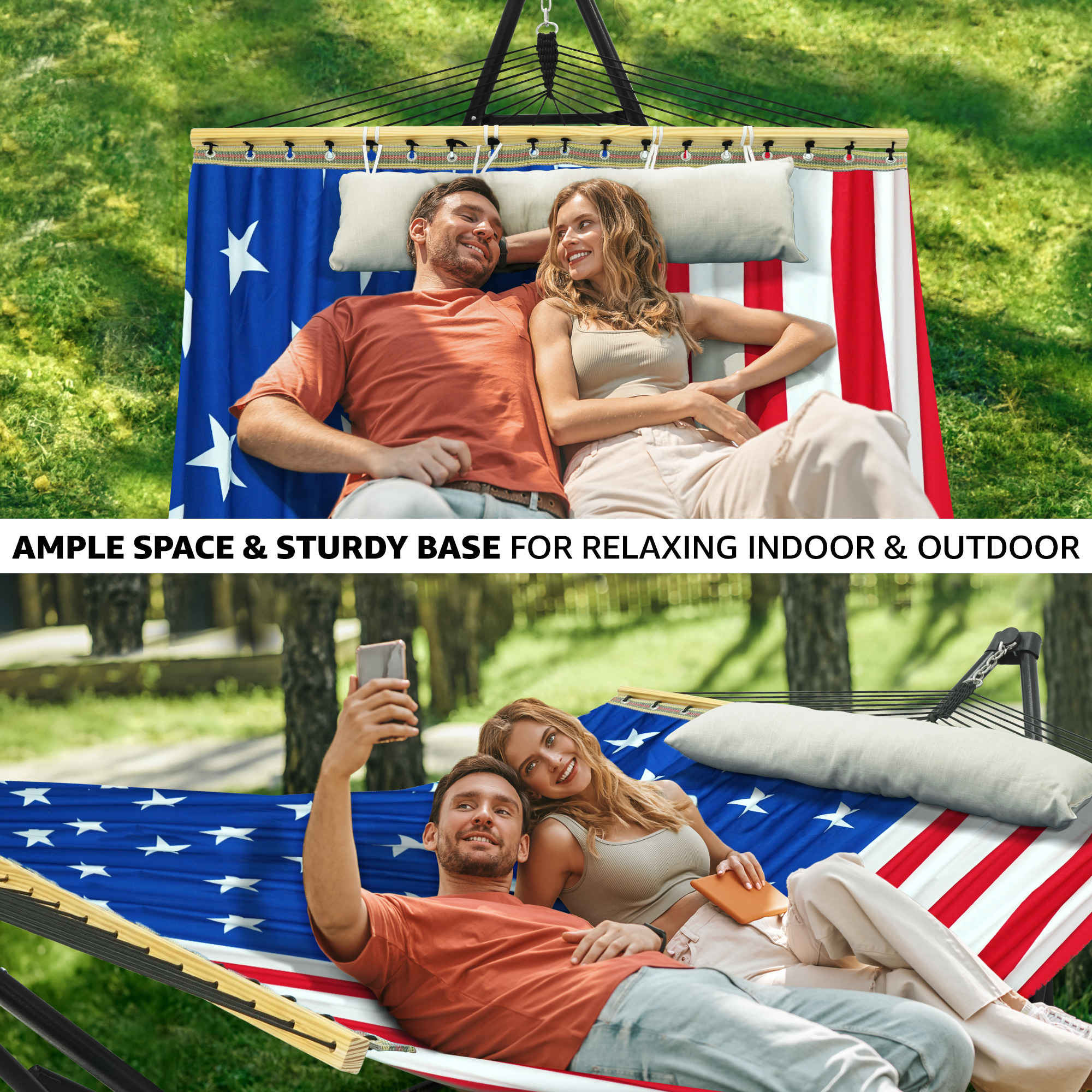 Tranquillo Unity Canvas Hammock Stand for Ultimate Relaxation - Image 21