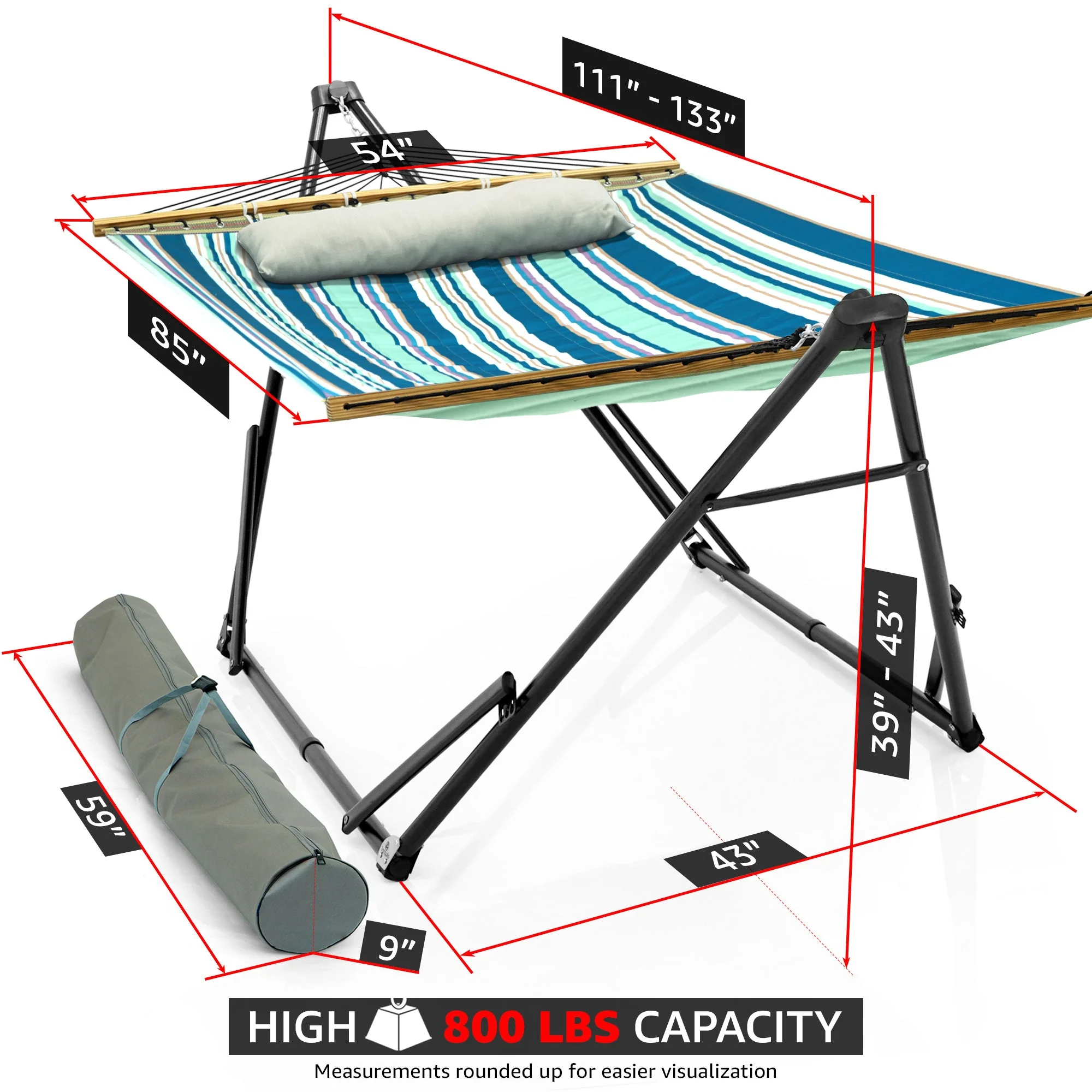 Tranquillo Unity Canvas Hammock Stand for Ultimate Relaxation - Image 29