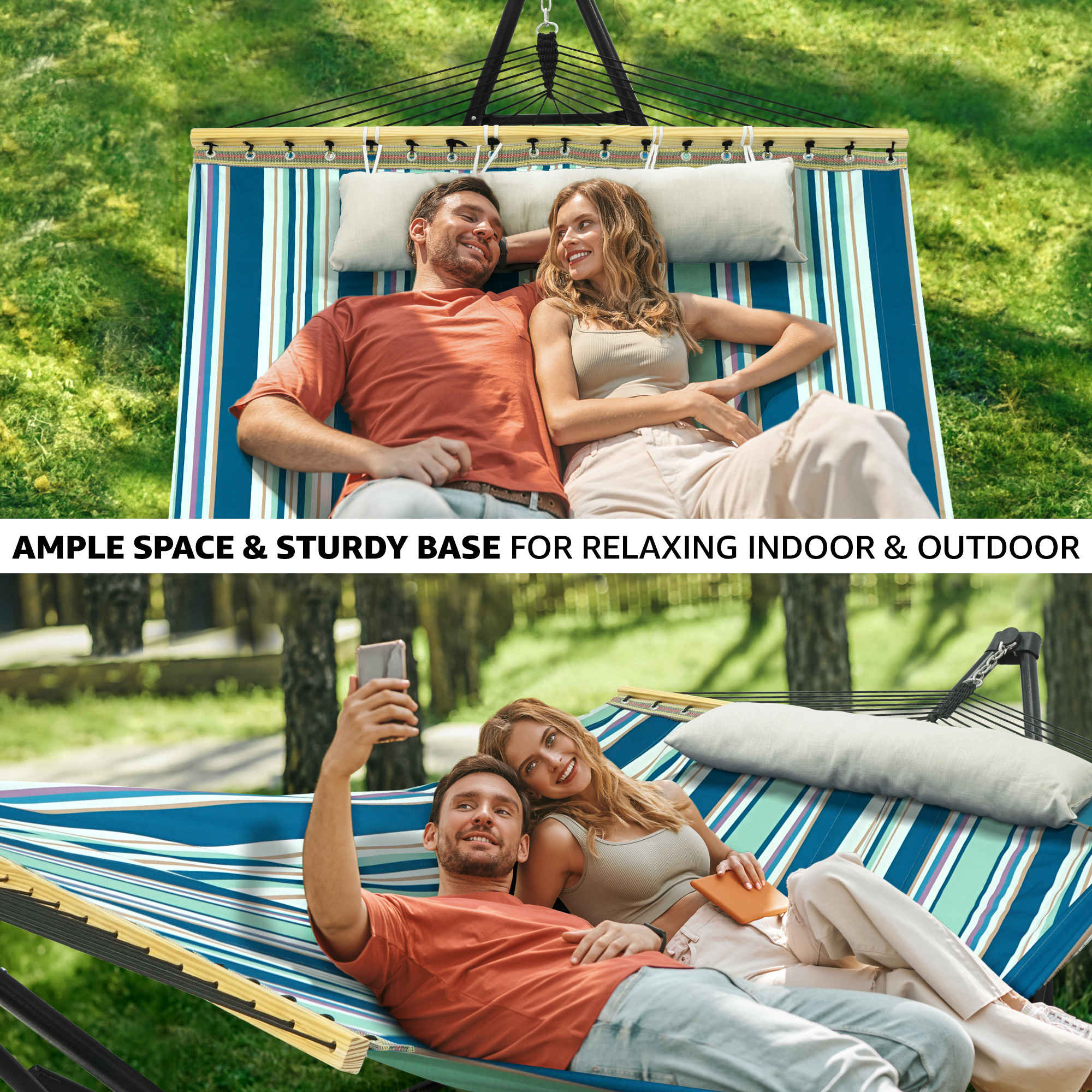 Tranquillo Unity Canvas Hammock Stand for Ultimate Relaxation - Image 30