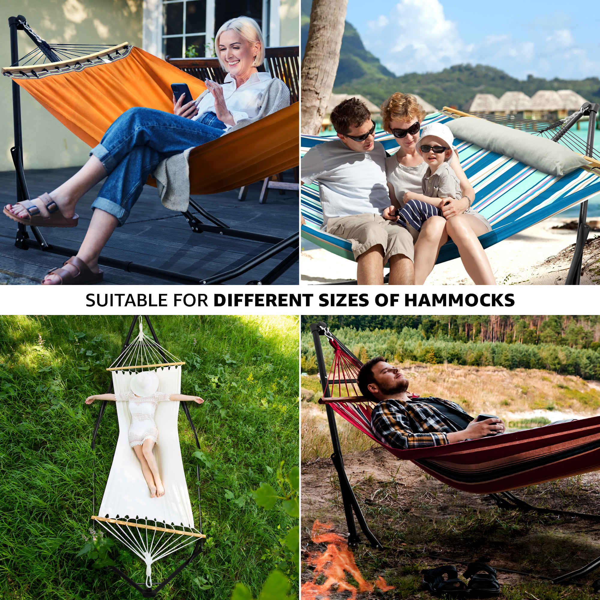 Tranquillo Unity Canvas Hammock Stand for Ultimate Relaxation - Image 34