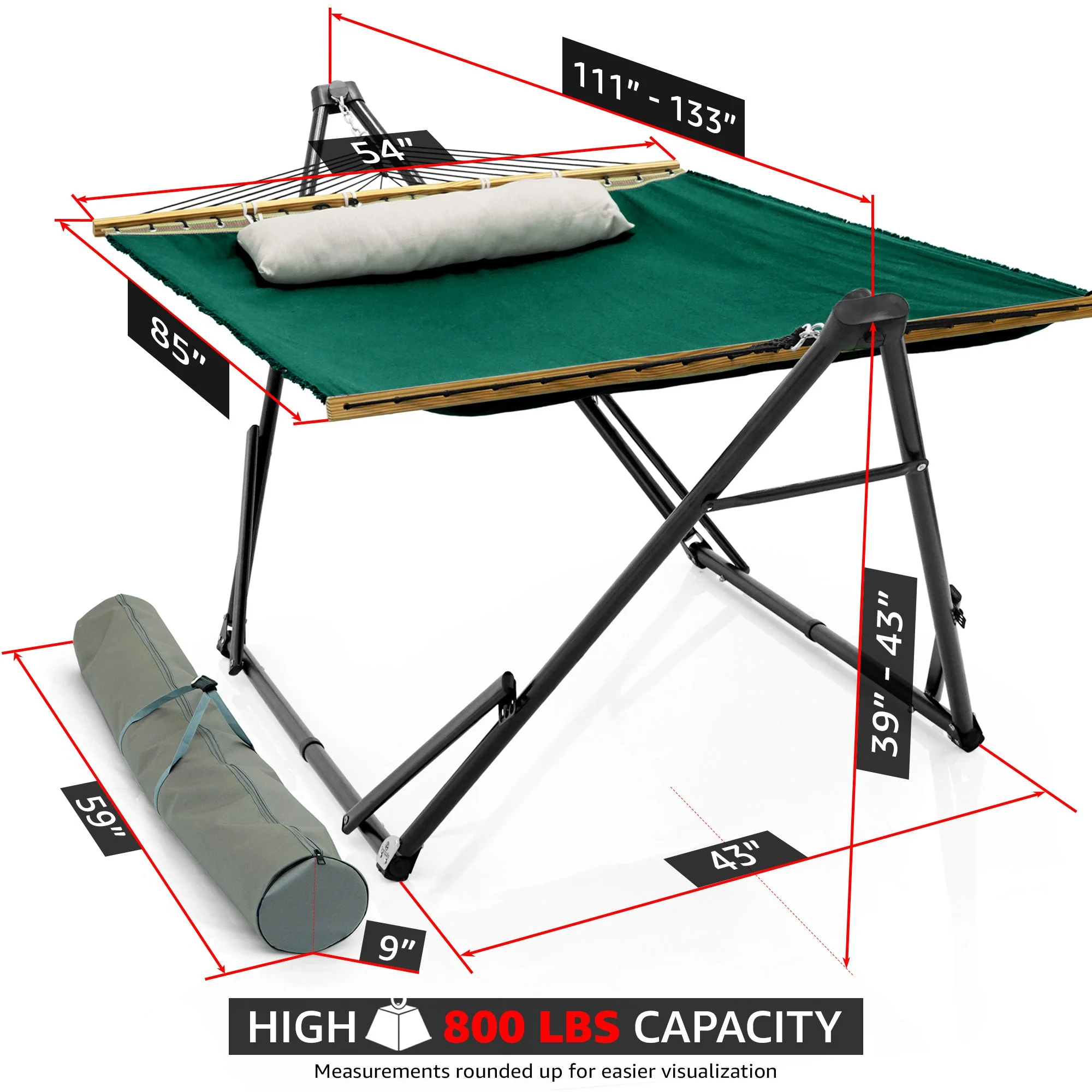 Tranquillo Unity Canvas Hammock Stand for Ultimate Relaxation - Image 38