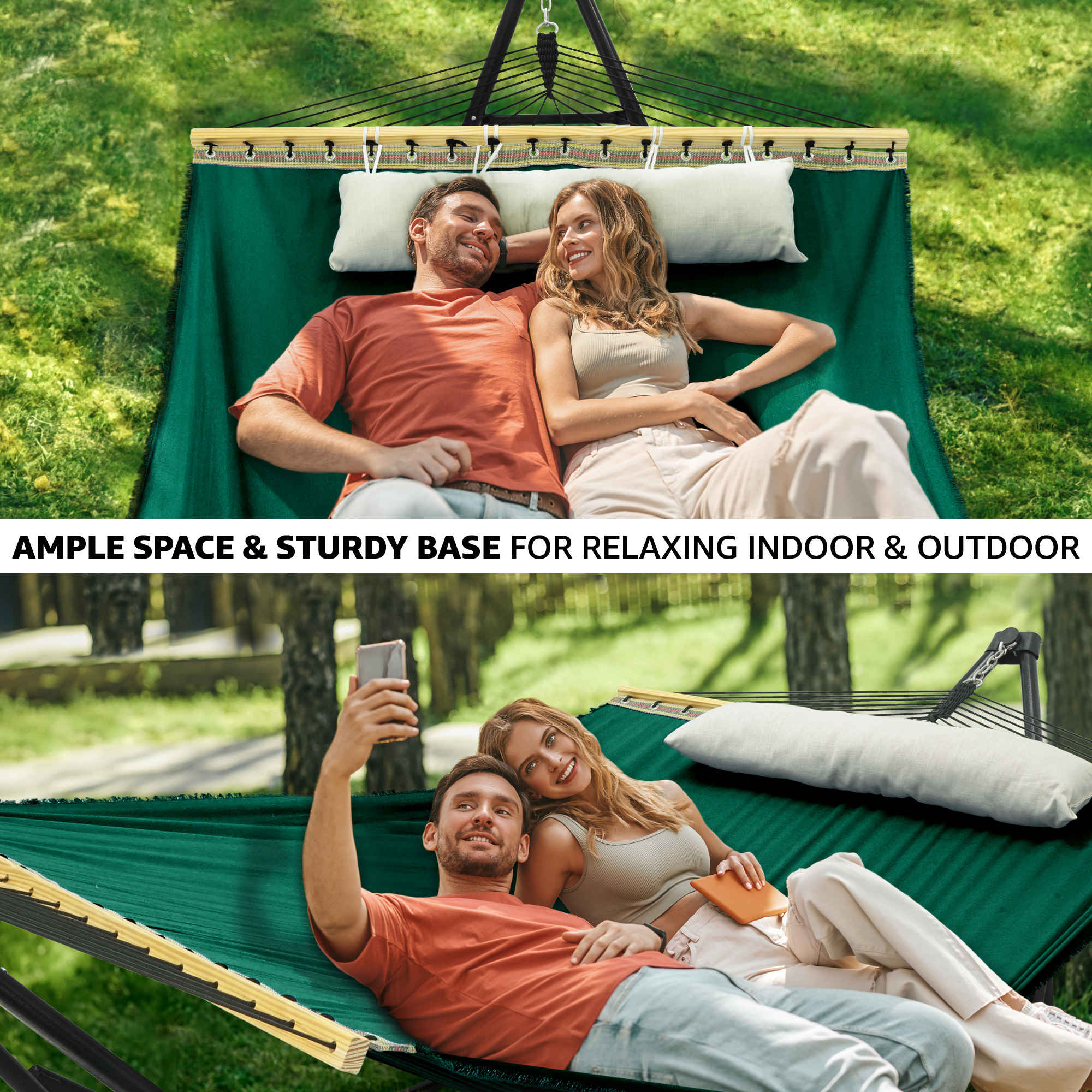 Tranquillo Unity Canvas Hammock Stand for Ultimate Relaxation - Image 39
