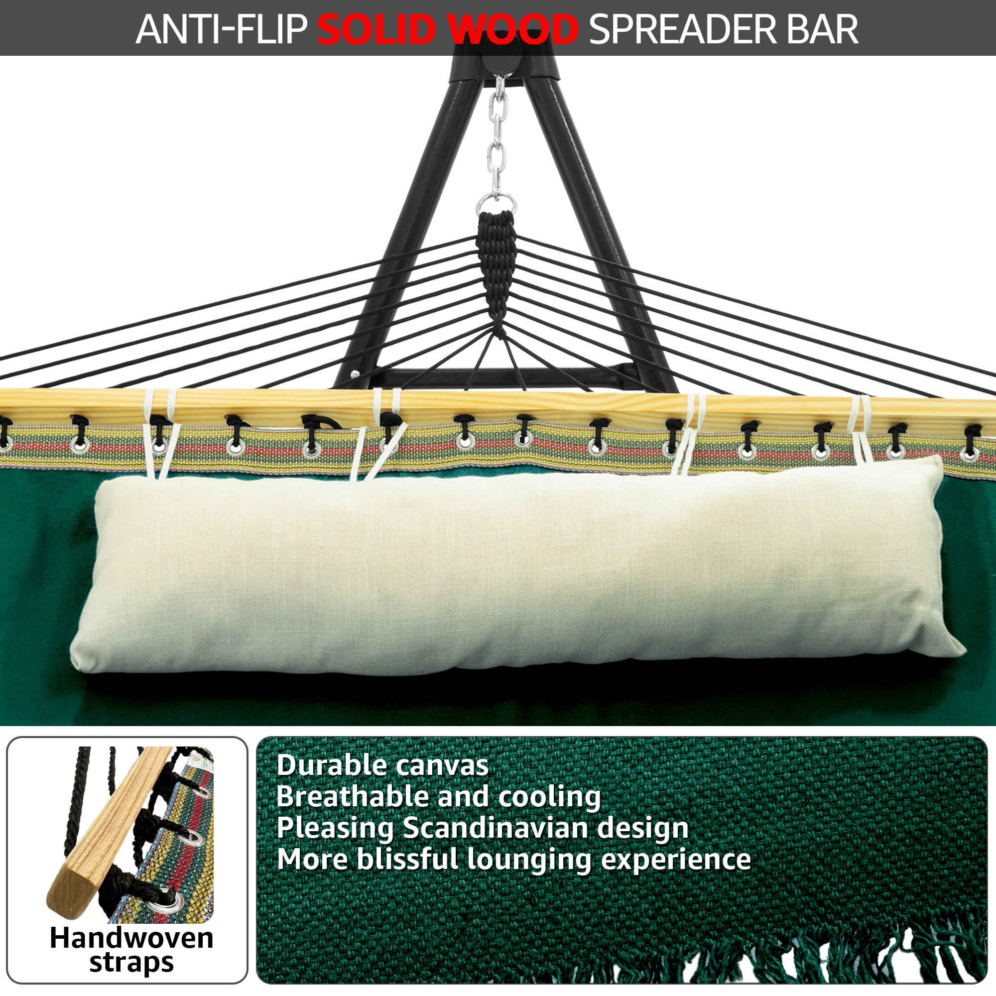 Tranquillo Unity Canvas Hammock Stand for Ultimate Relaxation - Image 42